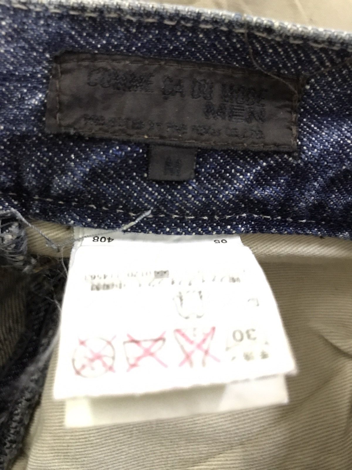 Number (N)ine × Undercover Japanese Brand Comme Ca Du Mode Hybrid Denim Kapital Stye Size US 30 / EU 46 - 9 Thumbnail