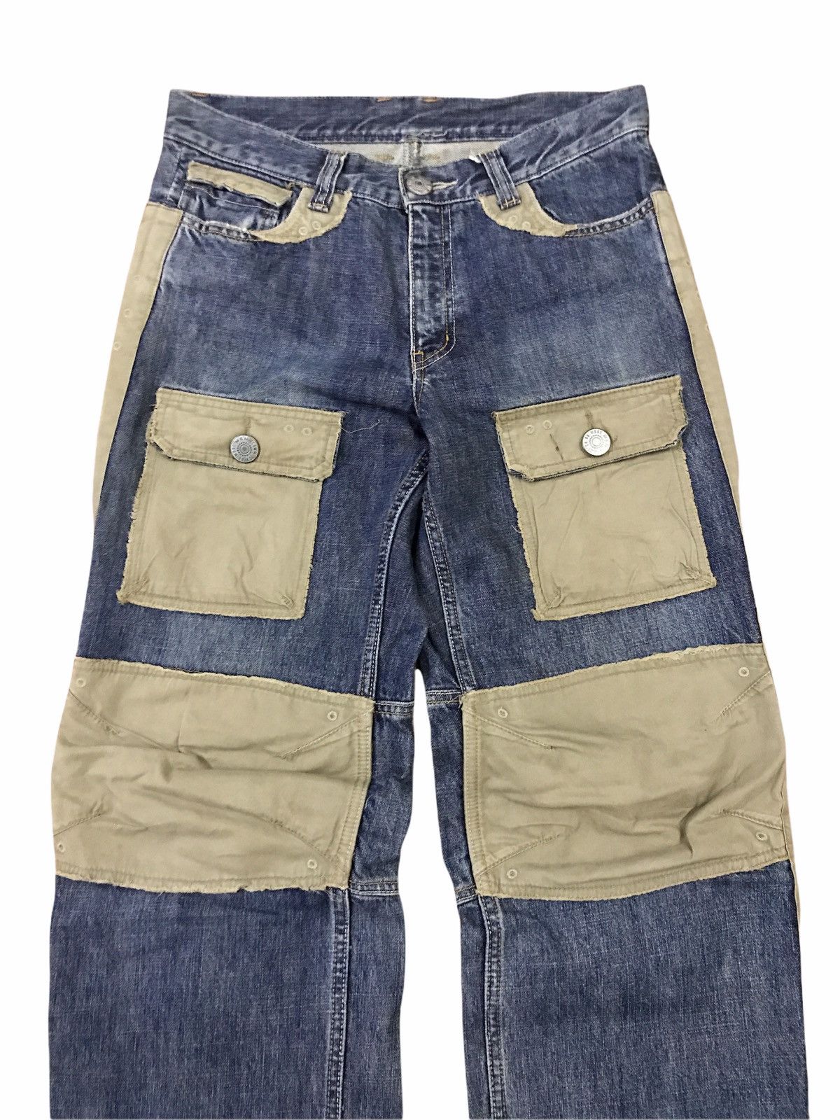 Number (N)ine × Undercover Japanese Brand Comme Ca Du Mode Hybrid Denim Kapital Stye Size US 30 / EU 46 - 3 Thumbnail
