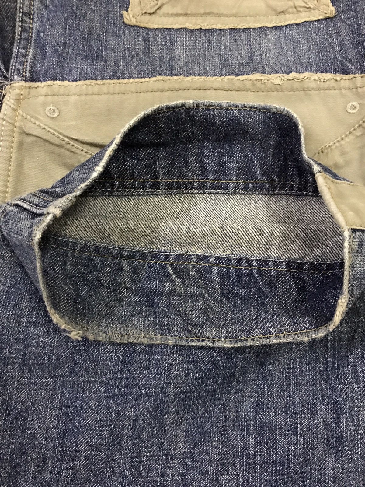 Number (N)ine × Undercover Japanese Brand Comme Ca Du Mode Hybrid Denim Kapital Stye Size US 30 / EU 46 - 7 Thumbnail