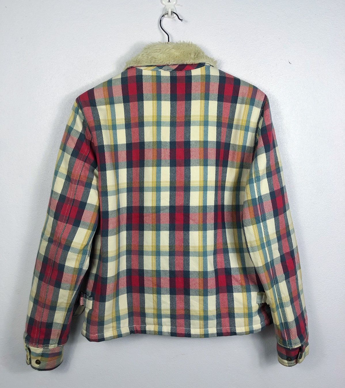 Edwin Vintage Edwin Over Works Factory Faux Fur Shearling Jacket Size US M / EU 48-50 / 2 - 9 Thumbnail