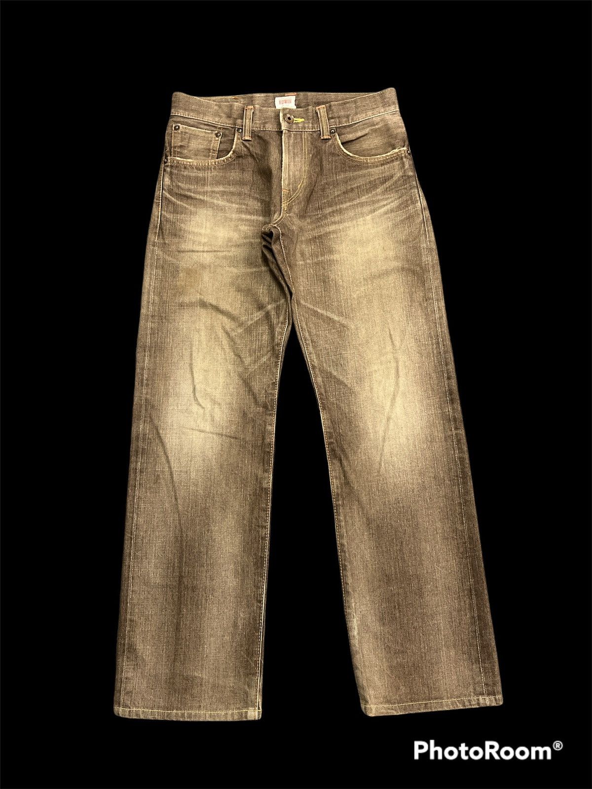 Edwin × Japanese Brand Vintage Edwin 505zx Selvage Distressed Denim Size US 31 - 1 Thumbnail