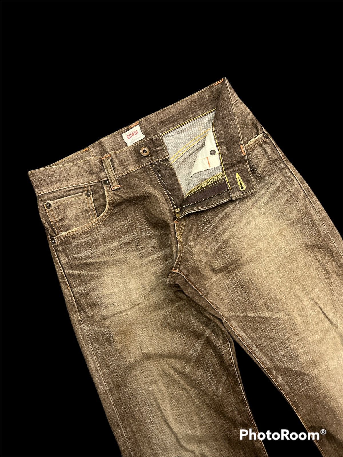 Edwin × Japanese Brand Vintage Edwin 505zx Selvage Distressed Denim Size US 31 - 4 Thumbnail