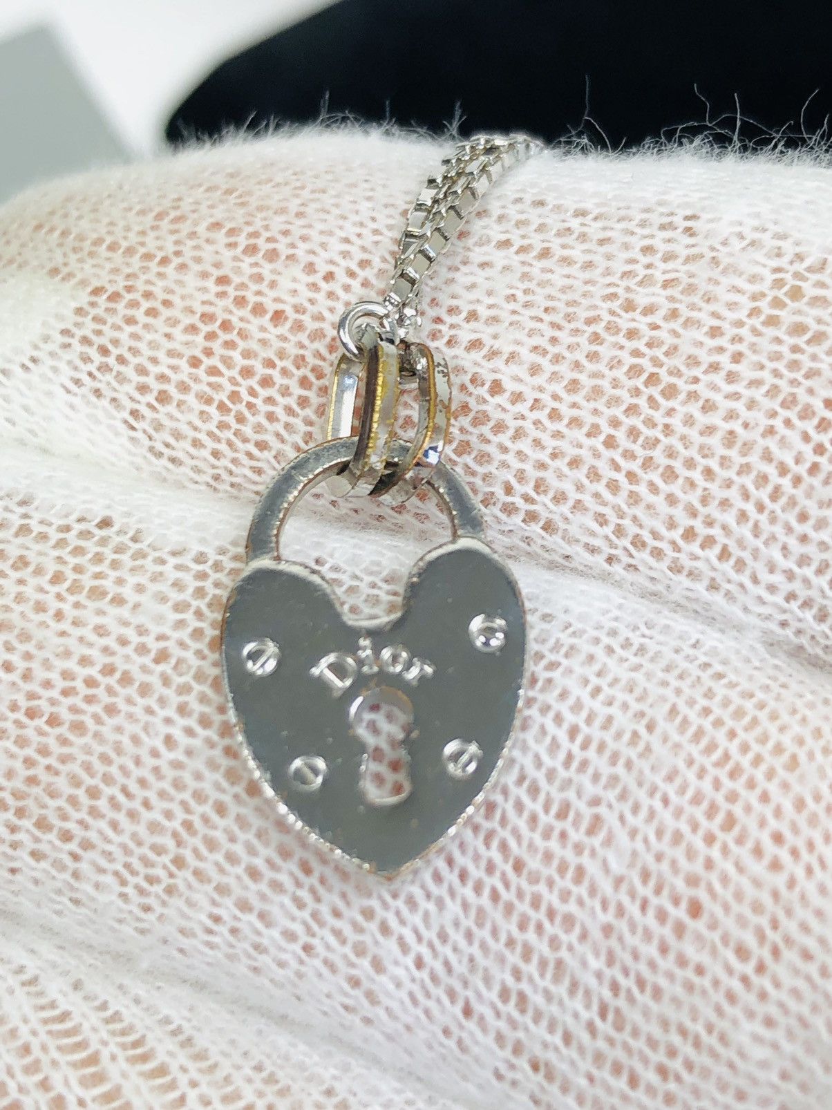 Dior Dior lock necklace Size ONE SIZE - 2 Thumbnail