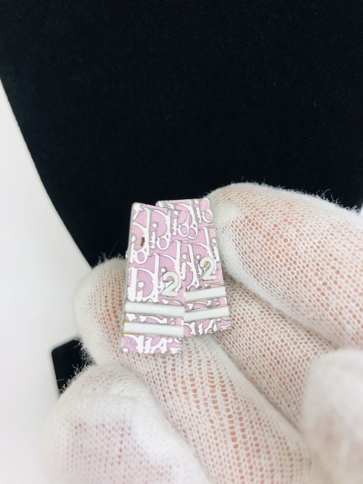 Dior Dior pink trotter 2 clip on earrings Size ONE SIZE - 1 Thumbnail