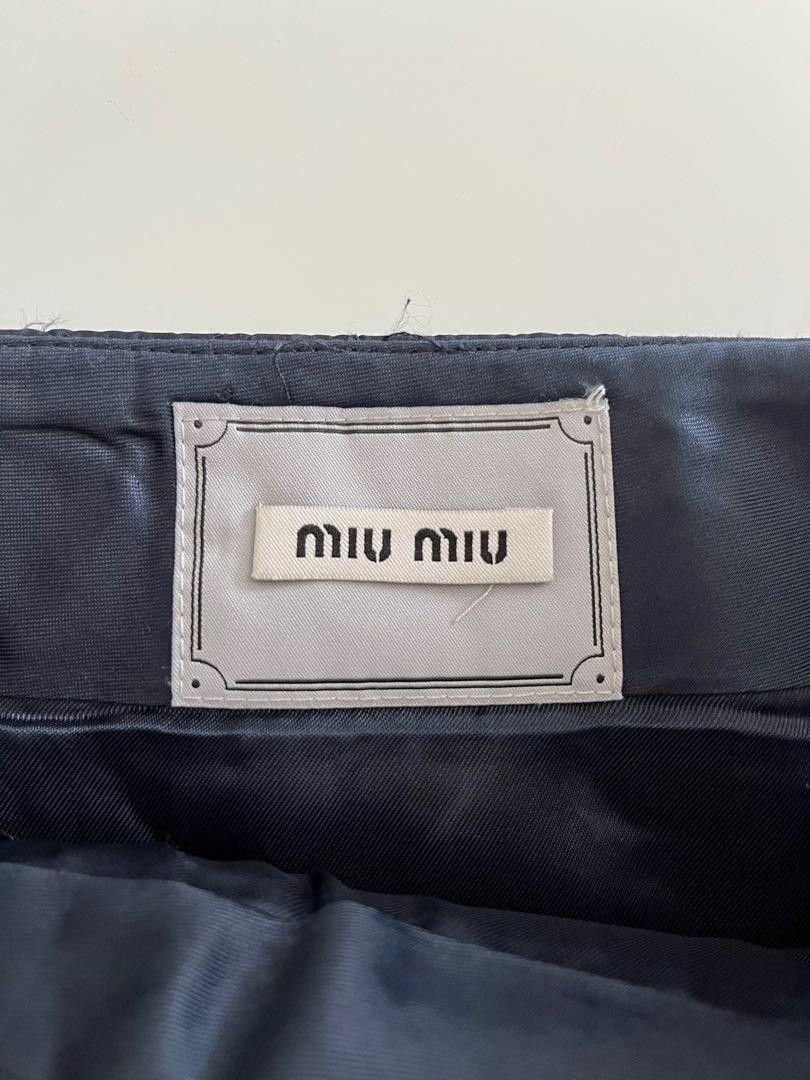 Miu Miu Miu Miu Padded Mini Skirt Size 25" / US 0 / IT 36 - 3 Thumbnail