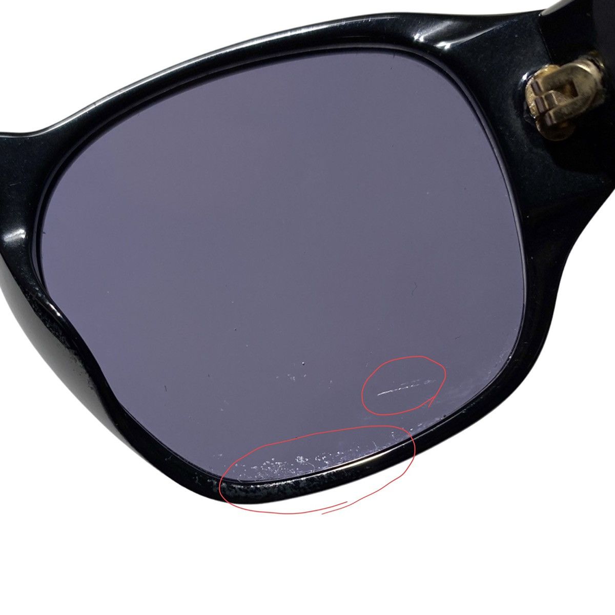Chanel × Vintage Chanel CC Mark Black Sunglasses Size ONE SIZE - 6 Thumbnail