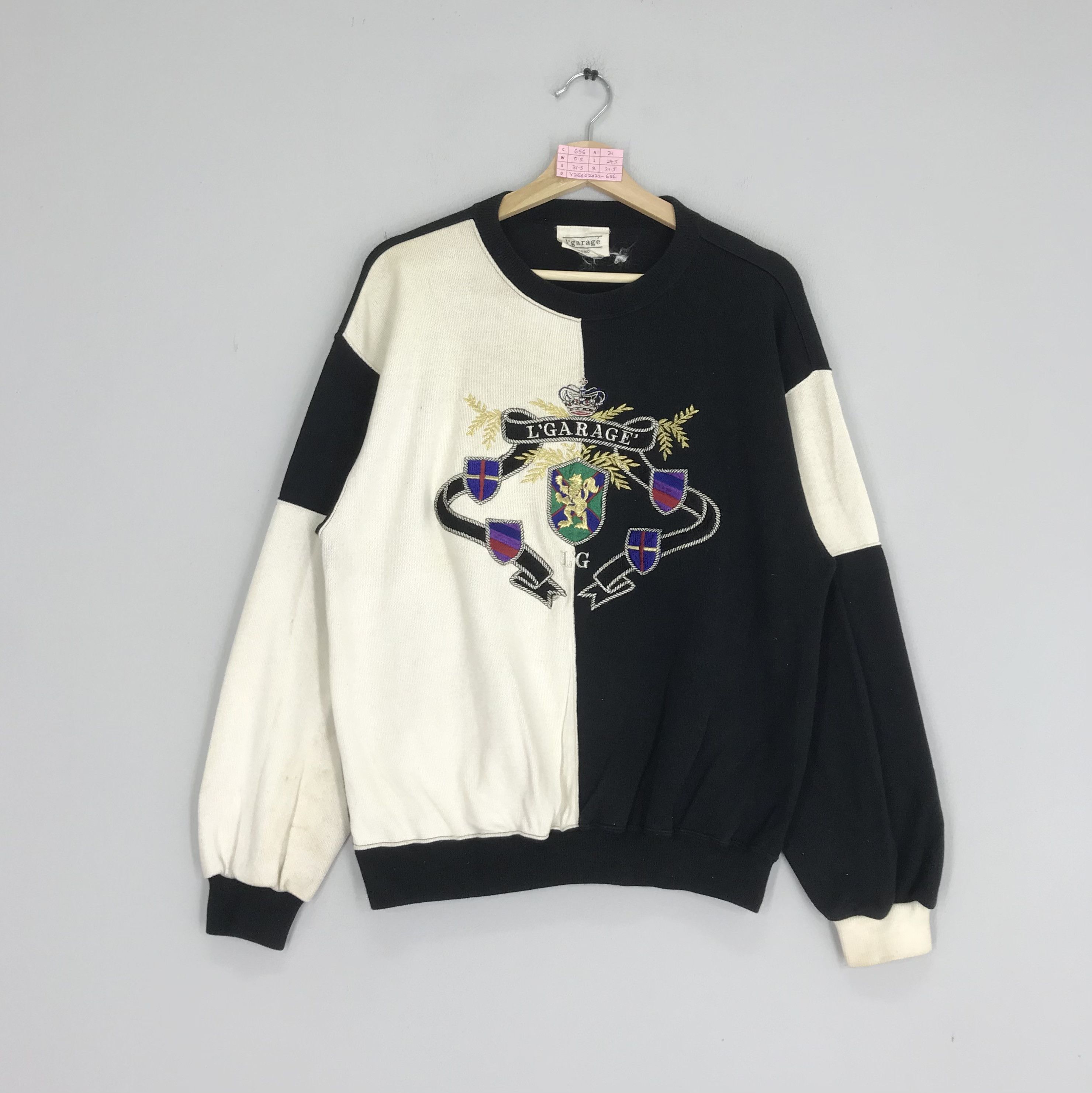 Japanese Brand Vintage L'garage Embroidey Pattern Streetwear Sweater Size US M / EU 48-50 / 2 - 1 Thumbnail
