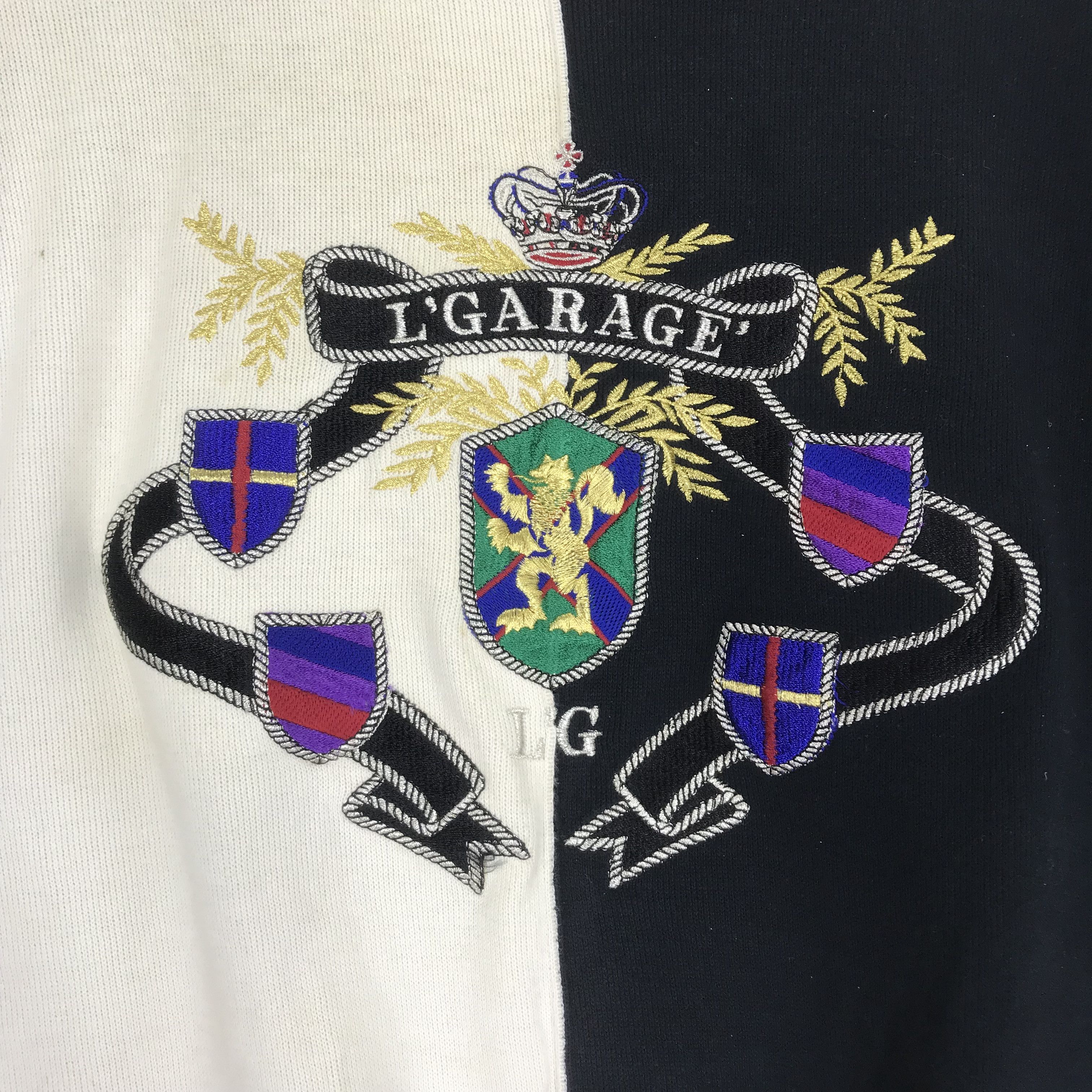 Japanese Brand Vintage L'garage Embroidey Pattern Streetwear Sweater Size US M / EU 48-50 / 2 - 4 Thumbnail