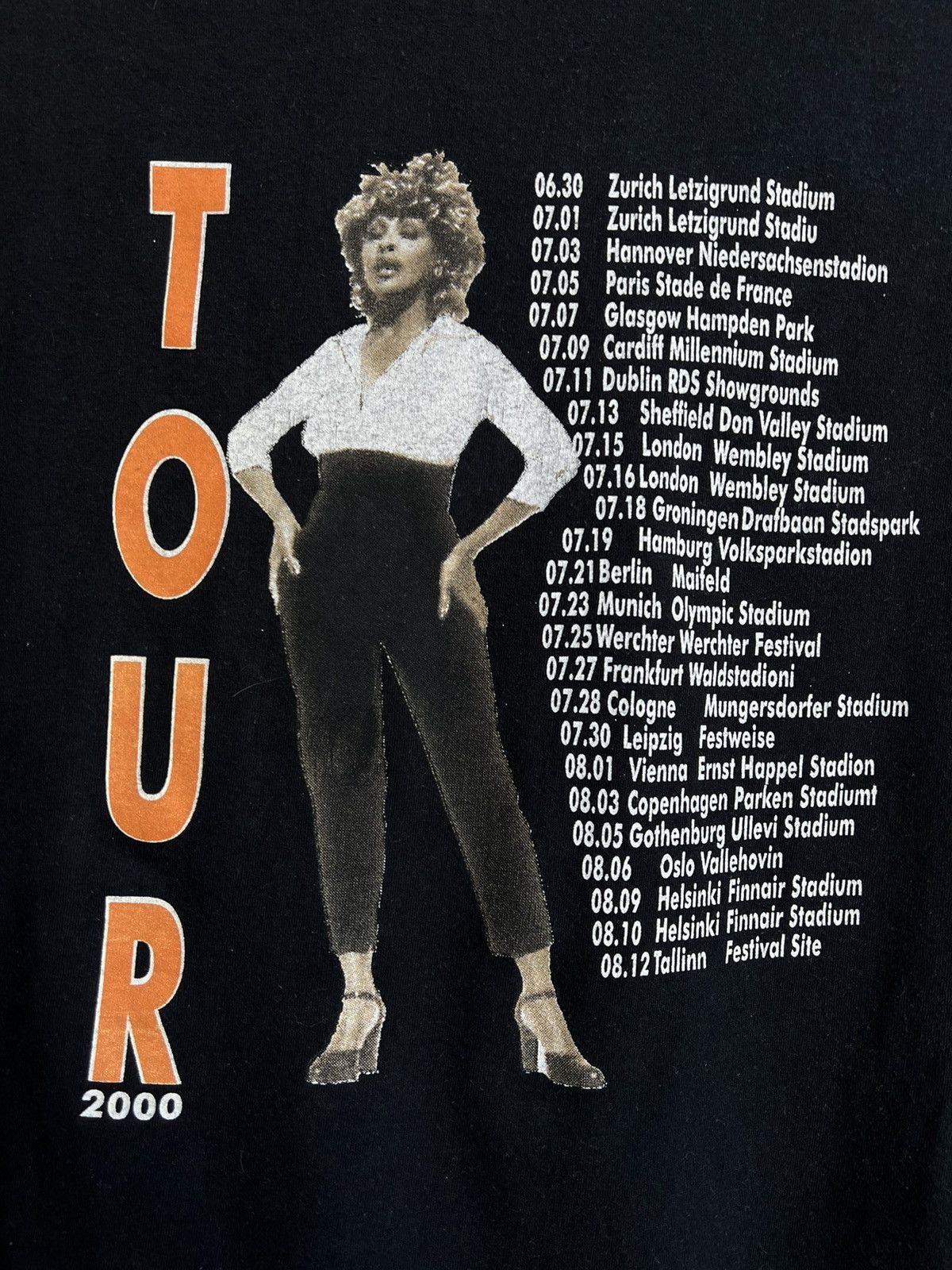 Band Tees × Vintage Vintage Tina Turner t-shirt Tour tee Size US XL / EU 56 / 4 - 6 Thumbnail