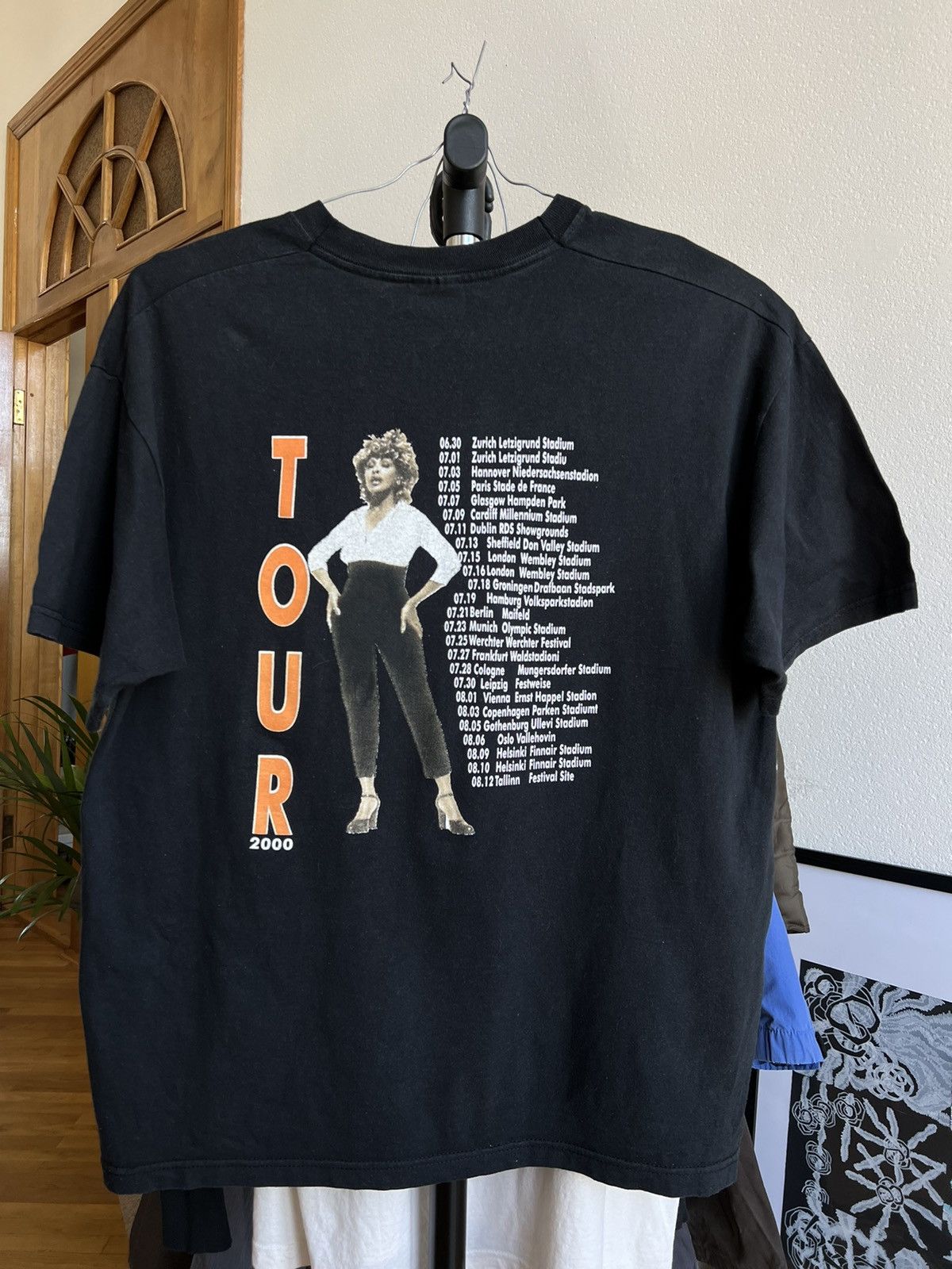 Band Tees × Vintage Vintage Tina Turner t-shirt Tour tee Size US XL / EU 56 / 4 - 2 Thumbnail