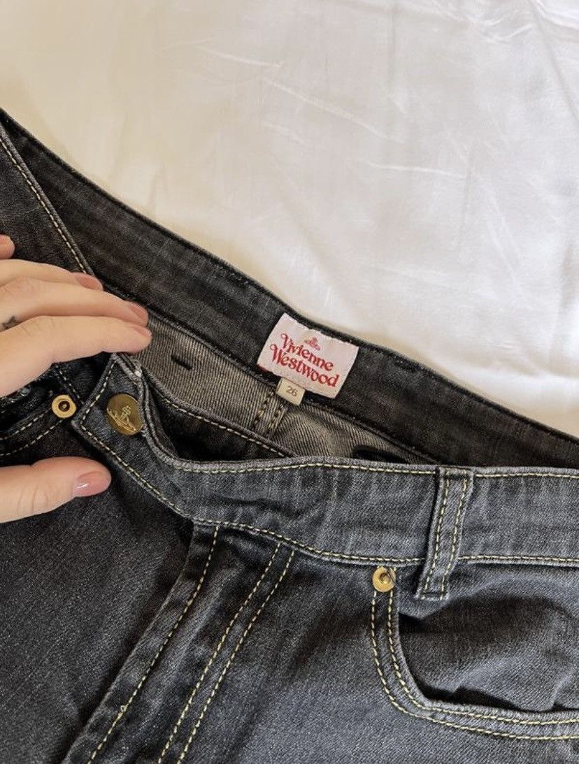 Vivienne Westwood Vintage Vivienne Westwood red label denim pants orb logo Size 26" / US 2 / IT 38 - 5 Thumbnail