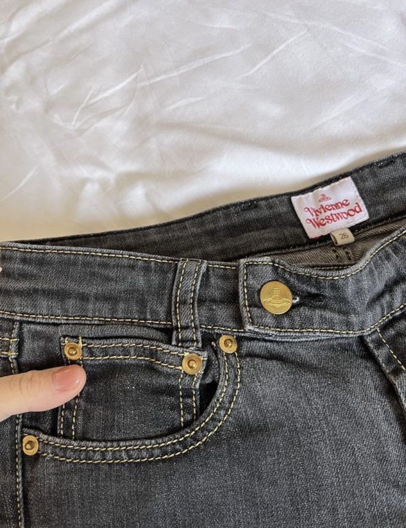 Vivienne Westwood Vintage Vivienne Westwood red label denim pants orb logo Size 26" / US 2 / IT 38 - 4 Thumbnail