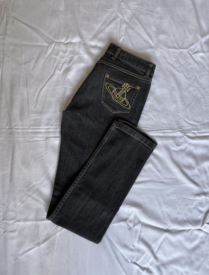 Vivienne Westwood Vintage Vivienne Westwood red label denim pants orb logo Size 26" / US 2 / IT 38 - 2 Thumbnail