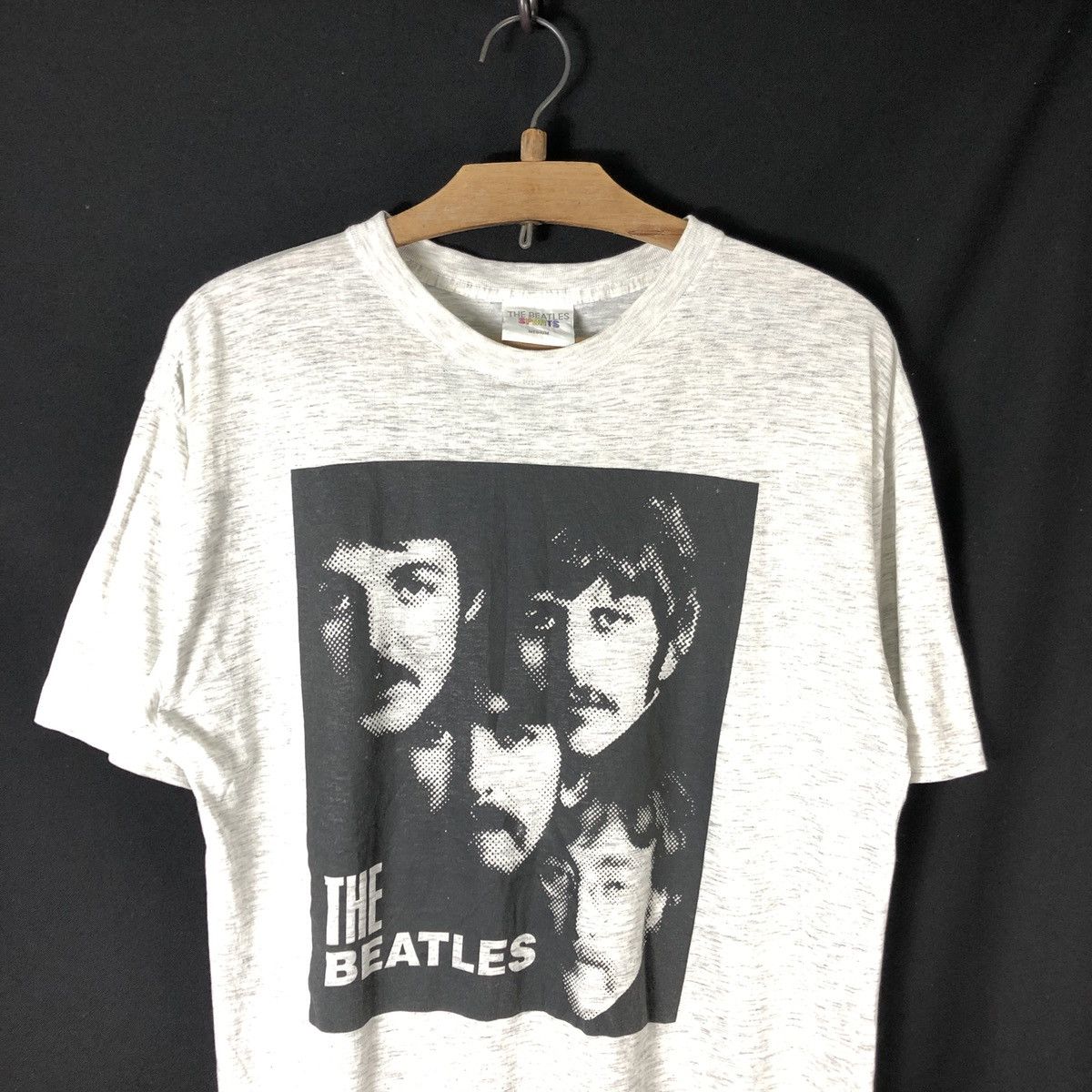 Band Tees Vintage 90s The Beatles Paperthin Iconic Potrait Promo Tee Size US L / EU 52-54 / 3 - 1 Thumbnail