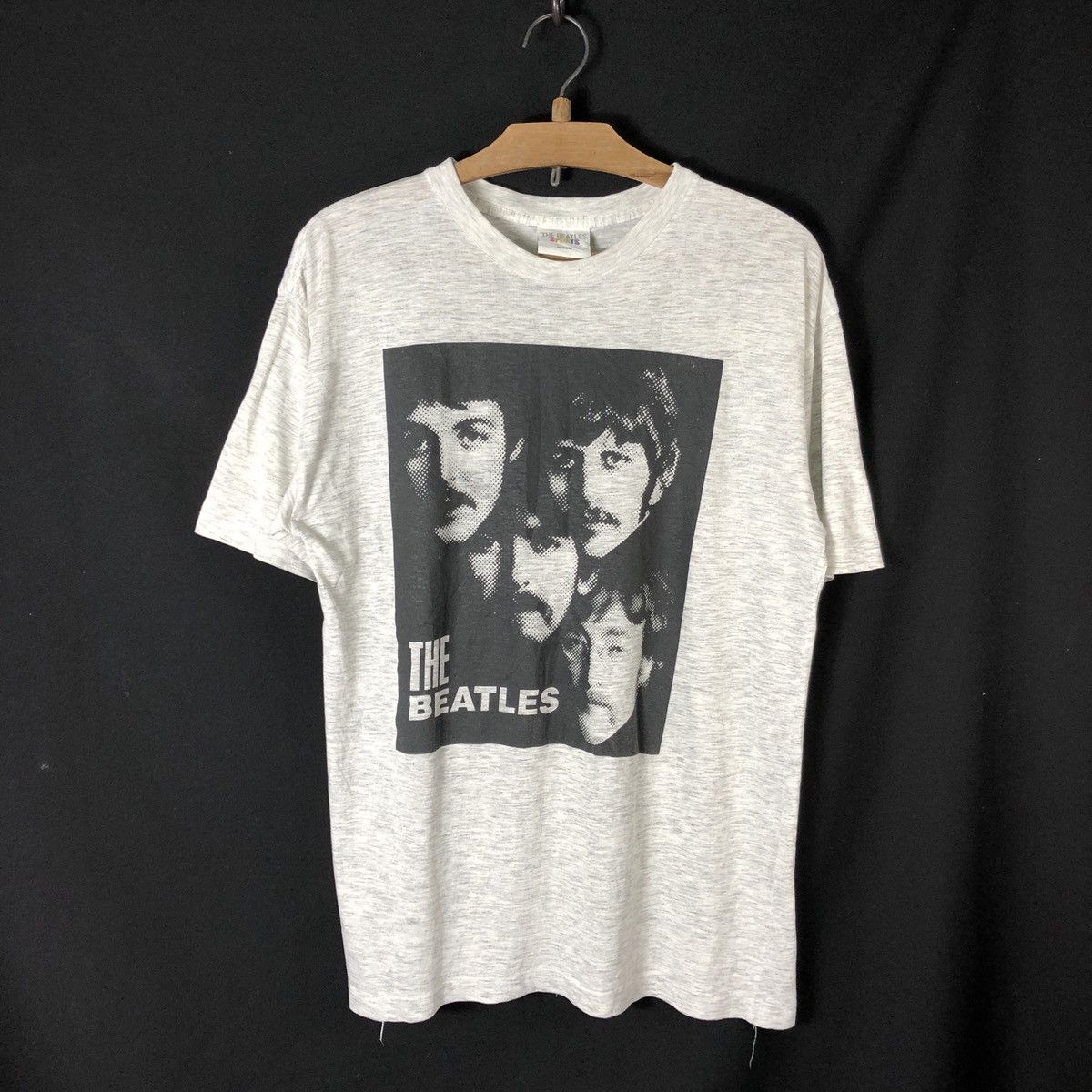 Band Tees Vintage 90s The Beatles Paperthin Iconic Potrait Promo Tee Size US L / EU 52-54 / 3 - 2 Thumbnail