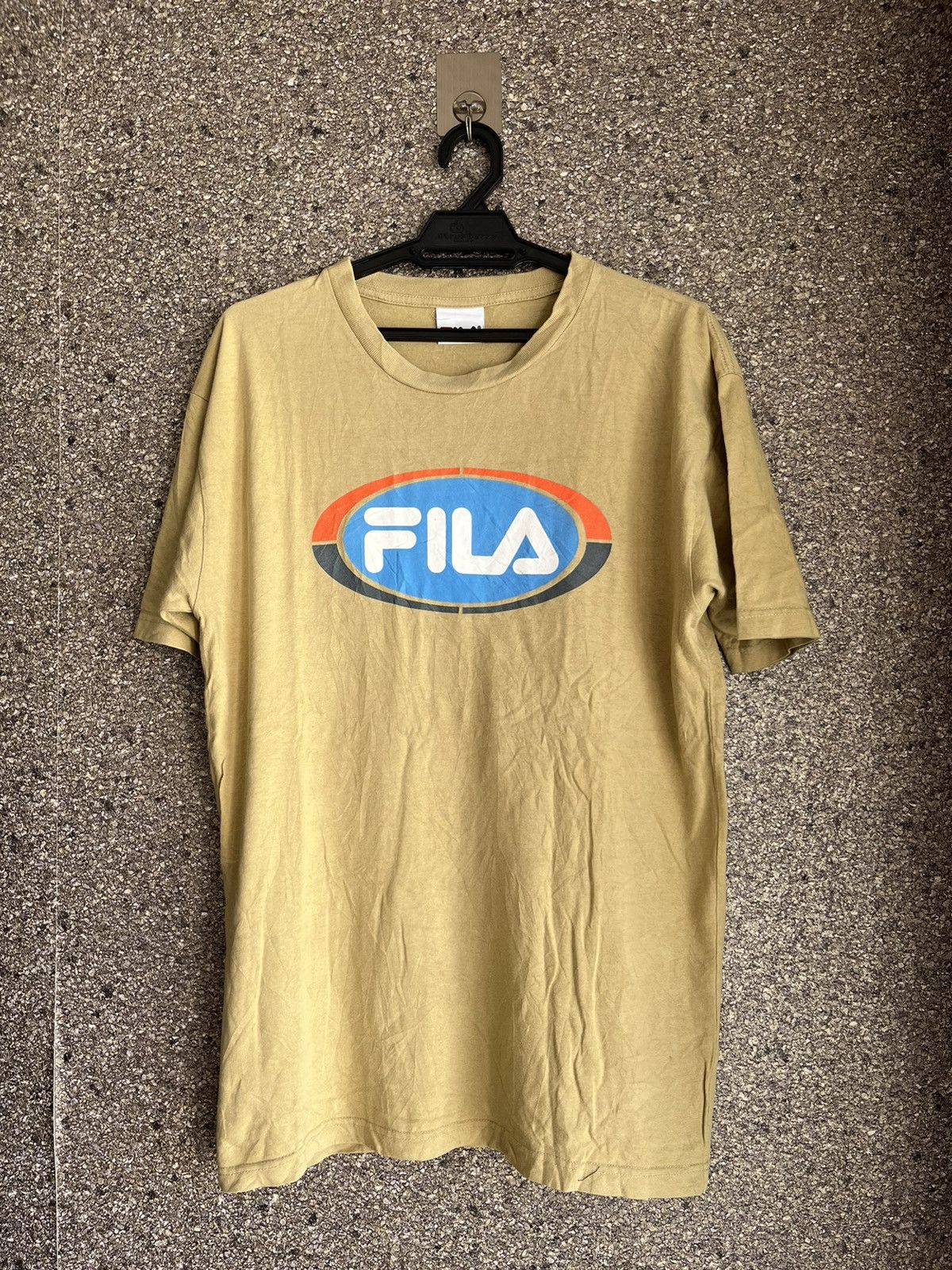 image of Vintage Fila Ft24 in Yellow, Men's (Size XL)