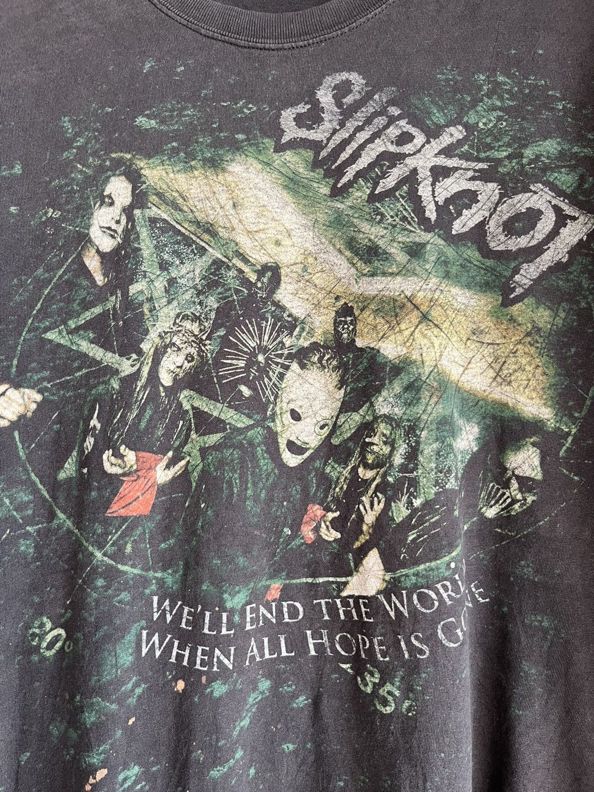 Vintage Slipknot ft24 Size US XL / EU 56 / 4 - 2 Thumbnail