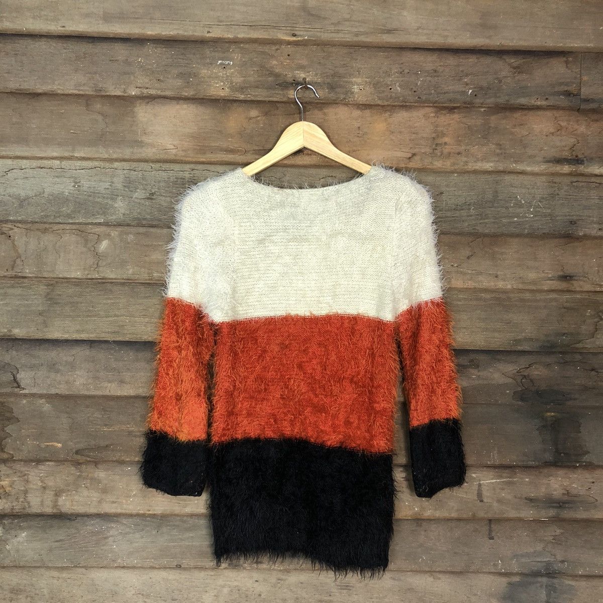 Homespun Knitwear DL Style Collection Multicolor Knitwear shaggy Mohair #c1055 Size S / US 4 / IT 40 - 11 Thumbnail
