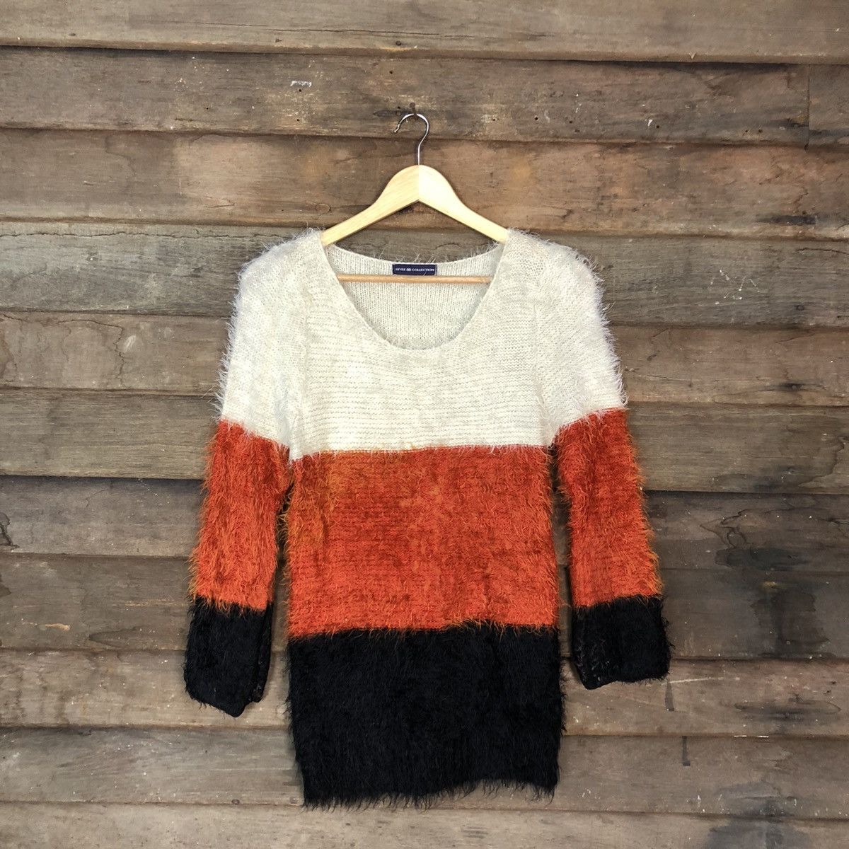 Homespun Knitwear DL Style Collection Multicolor Knitwear shaggy Mohair #c1055 Size S / US 4 / IT 40 - 1 Thumbnail