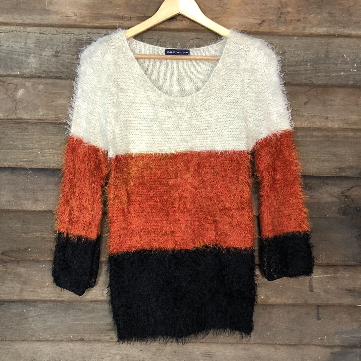 Homespun Knitwear DL Style Collection Multicolor Knitwear shaggy Mohair #c1055 Size S / US 4 / IT 40 - 8 Thumbnail