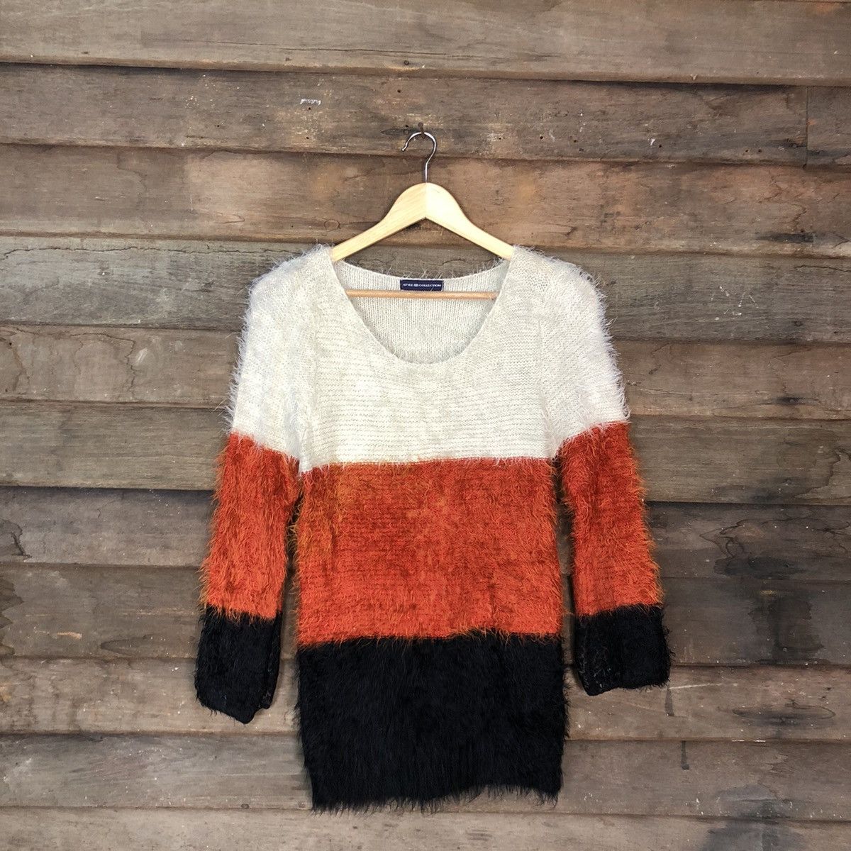Homespun Knitwear DL Style Collection Multicolor Knitwear shaggy Mohair #c1055 Size S / US 4 / IT 40 - 3 Thumbnail