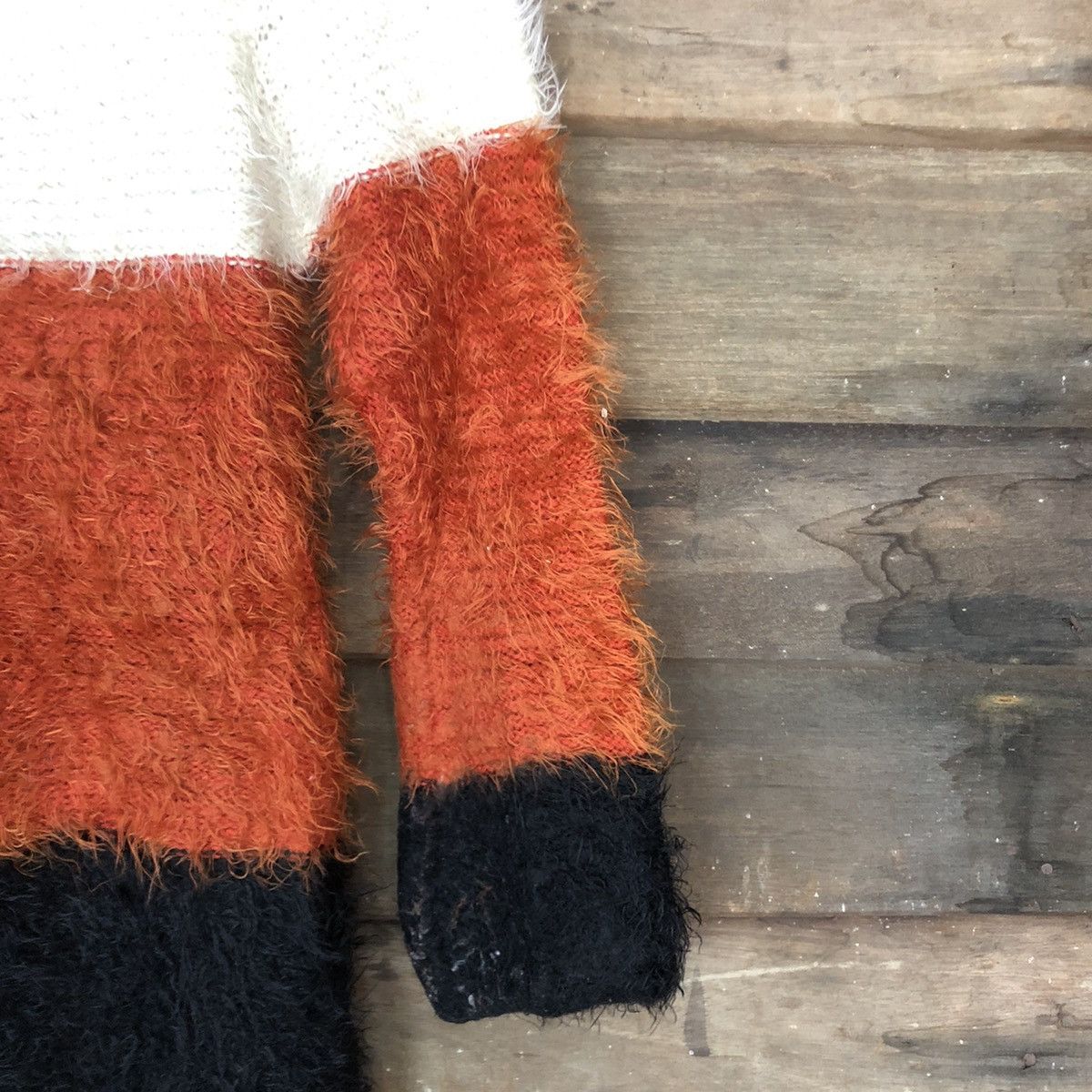 Homespun Knitwear DL Style Collection Multicolor Knitwear shaggy Mohair #c1055 Size S / US 4 / IT 40 - 4 Thumbnail