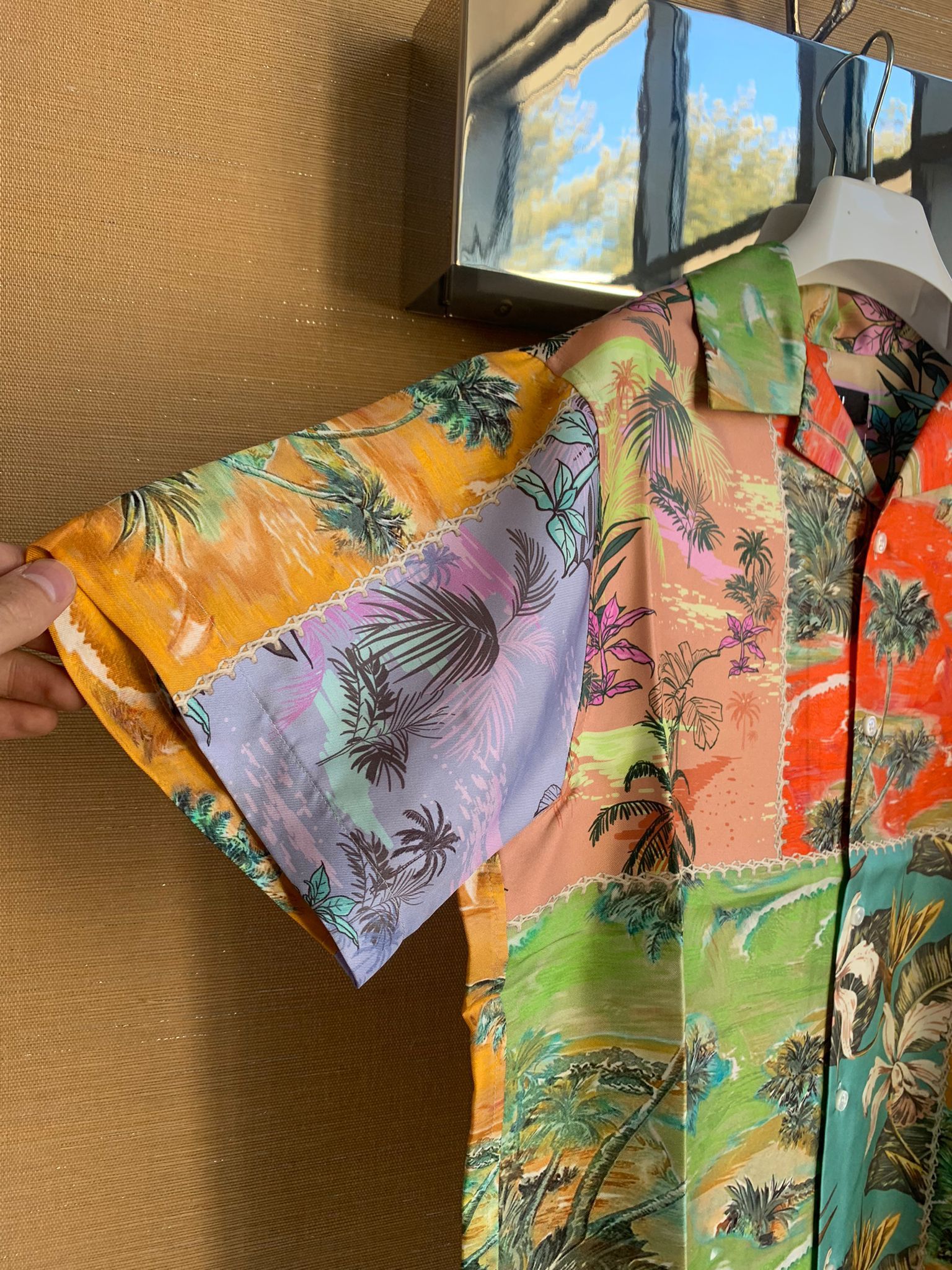 Amiri Hawaiian Patchwork Shirt Size US S / EU 44-46 / 1 - 3 Thumbnail