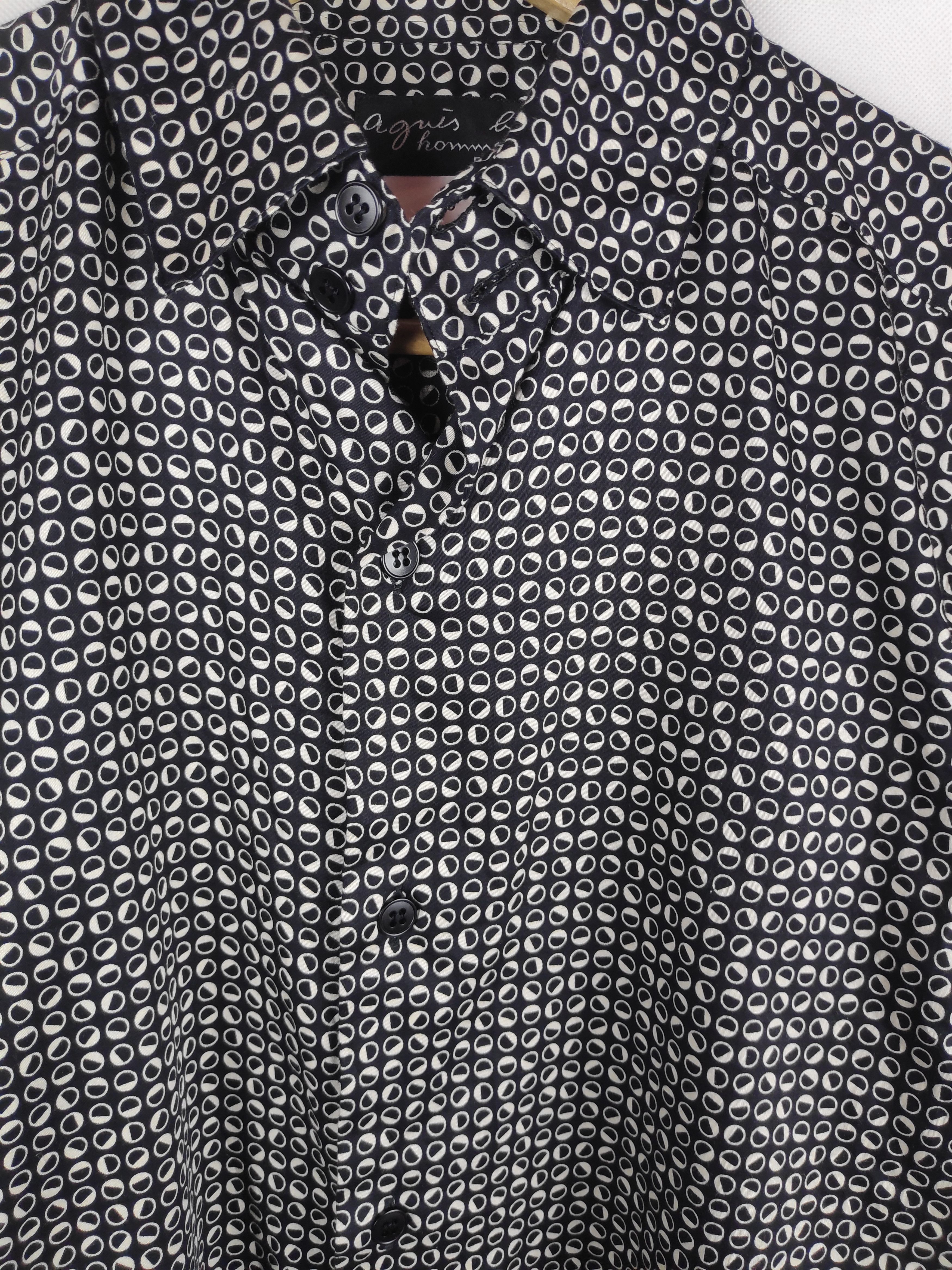 agnes b. 🔥Best Offer🔥 Vintage Agnes B Homme Paris Printed Shirt Size US S / EU 44-46 / 1 - 5 Thumbnail