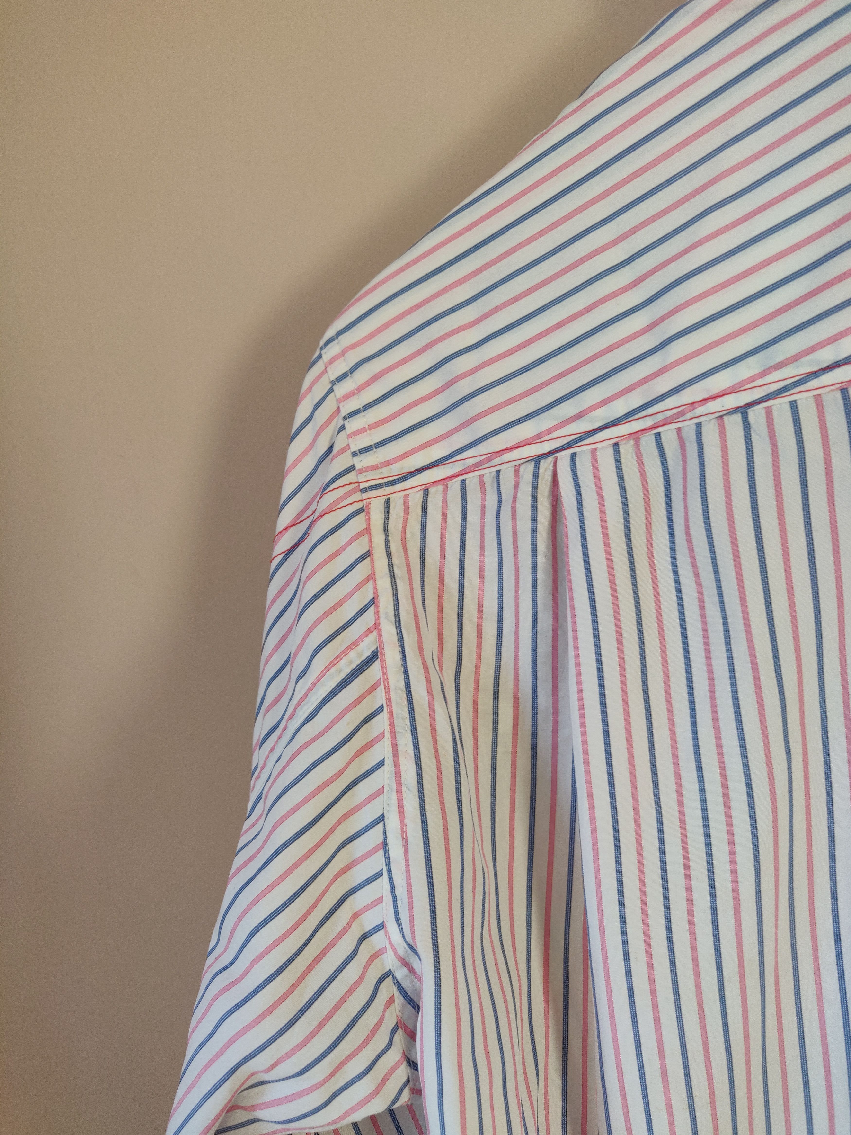 Comme des Garcons Upside Down Pocket Striped Button Up Size US M / EU 48-50 / 2 - 10 Thumbnail