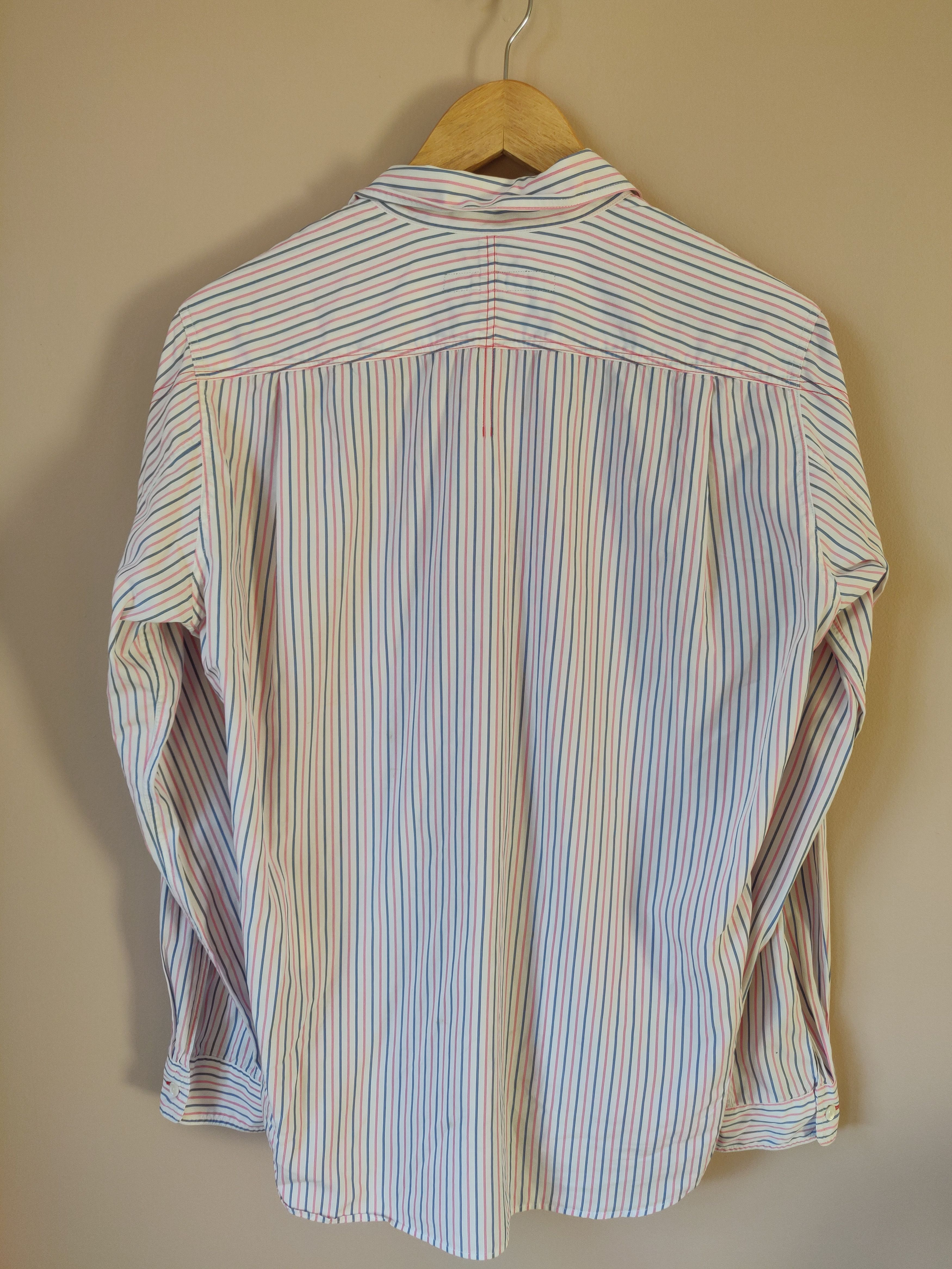 Comme des Garcons Upside Down Pocket Striped Button Up Size US M / EU 48-50 / 2 - 7 Thumbnail