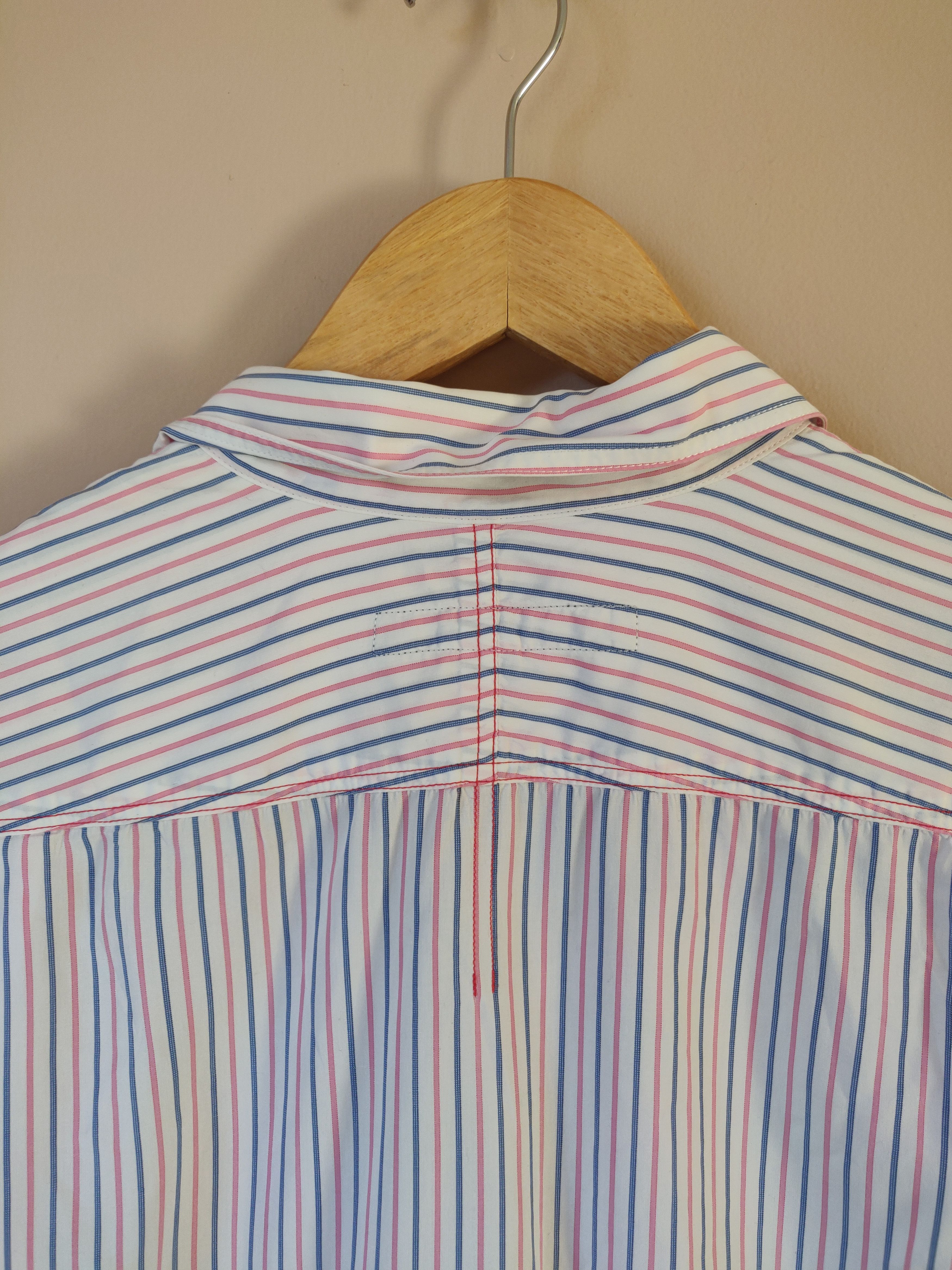 Comme des Garcons Upside Down Pocket Striped Button Up Size US M / EU 48-50 / 2 - 8 Thumbnail