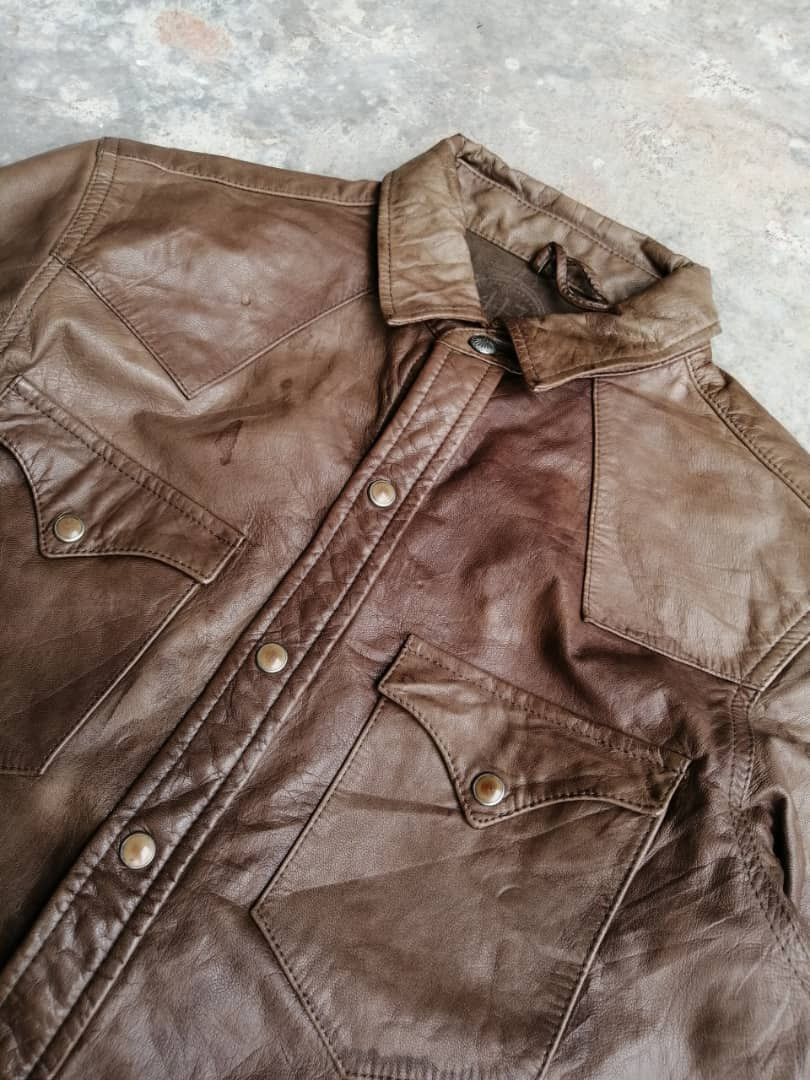 Edifice Japan Goat Leather Edifice Shirts Size US S / EU 44-46 / 1 - 11 Thumbnail