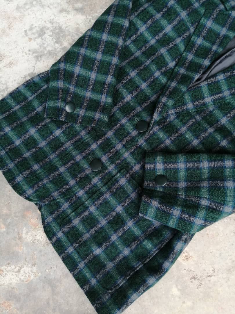 Christian Dior Monsieur Vintage Christian Dior Pret-A-Porter Checker Blazer Size L / US 10 / IT 46 - 9 Thumbnail