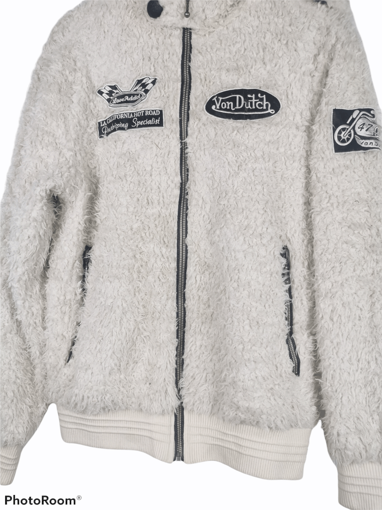 Vintage Von Dutch Fleece Hoodie Sweatshirt Size US M / EU 48-50 / 2 - 3 Thumbnail