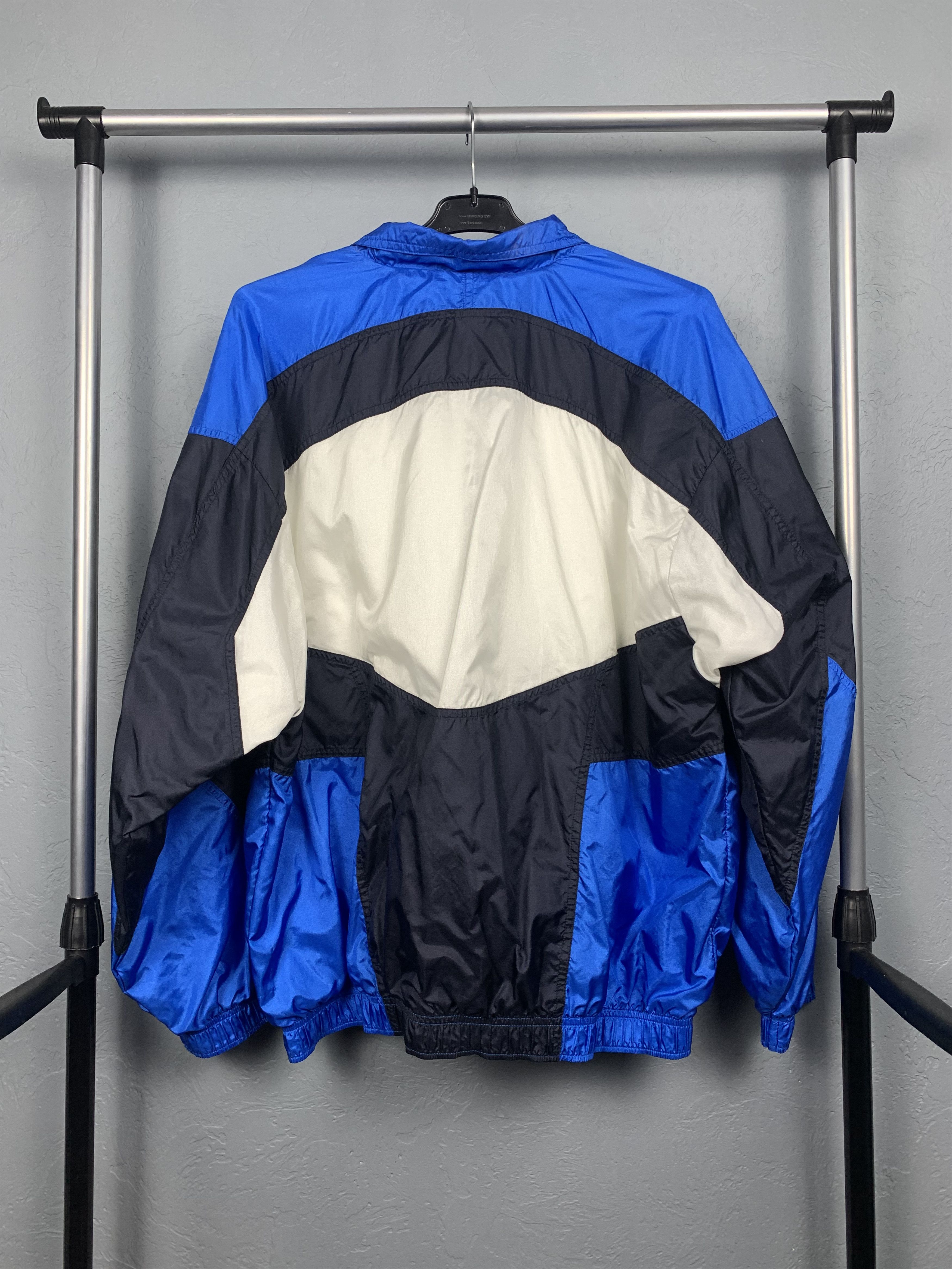 Nike × Vintage NIKE USA 90's Vintage Mens Windbreaker Track Top Jacket Size US L / EU 52-54 / 3 - 6 Thumbnail