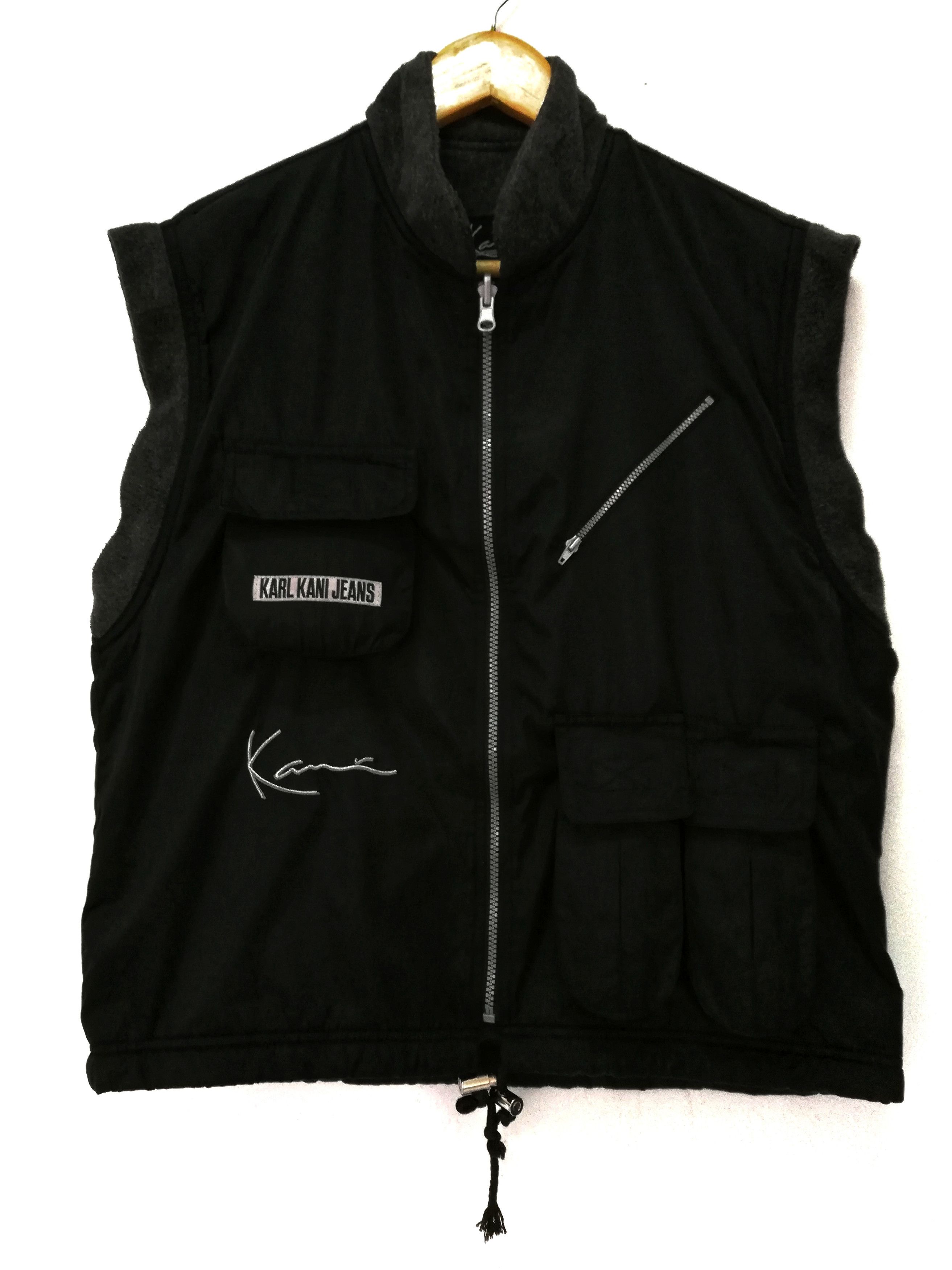 Karl Kani 🔥Tactical Utility Pocket Karl Kani Jeans Riversible Vest🔥 Size US M / EU 48-50 / 2 - 2 Thumbnail