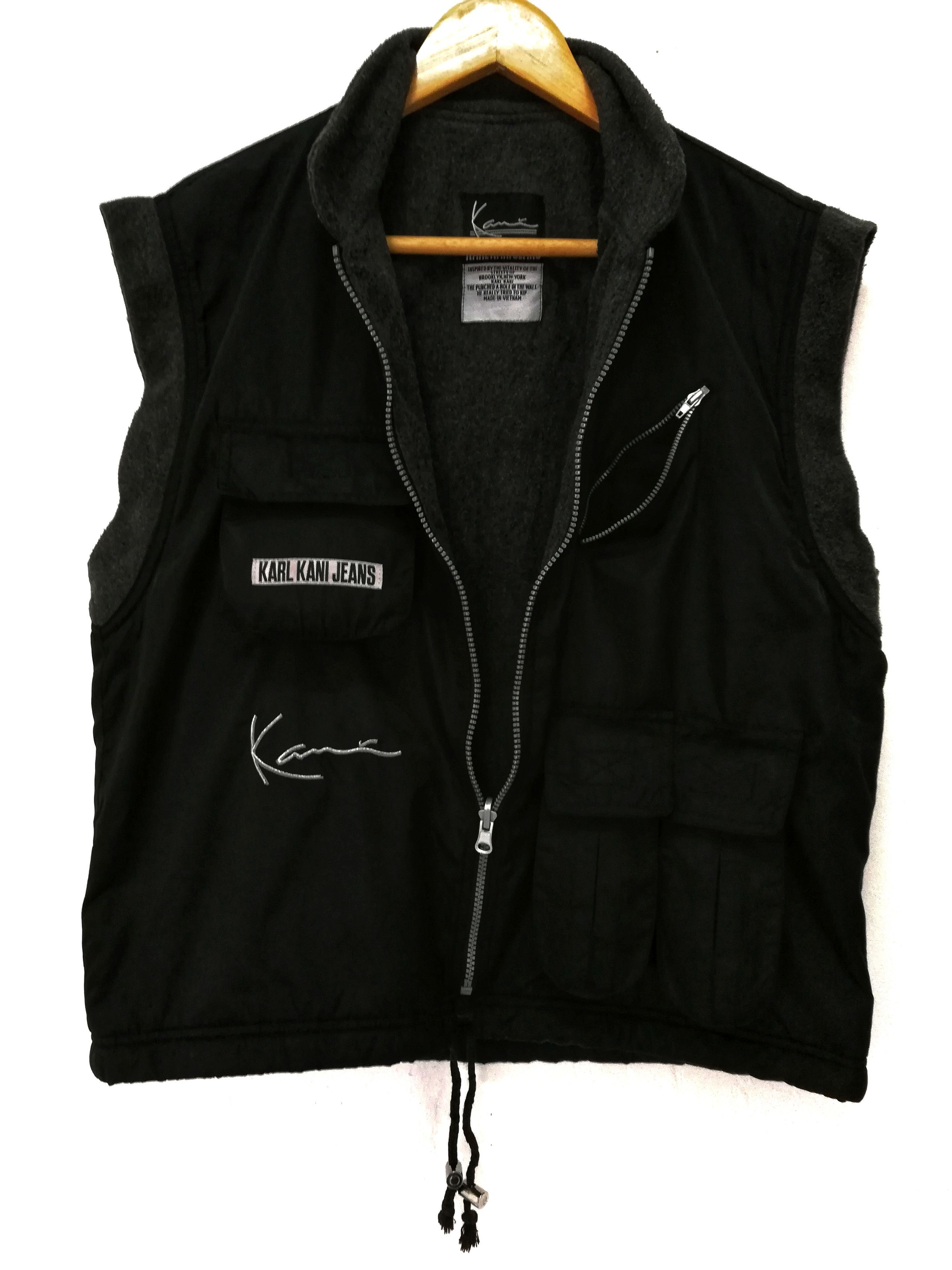 Karl Kani 🔥Tactical Utility Pocket Karl Kani Jeans Riversible Vest🔥 Size US M / EU 48-50 / 2 - 11 Thumbnail