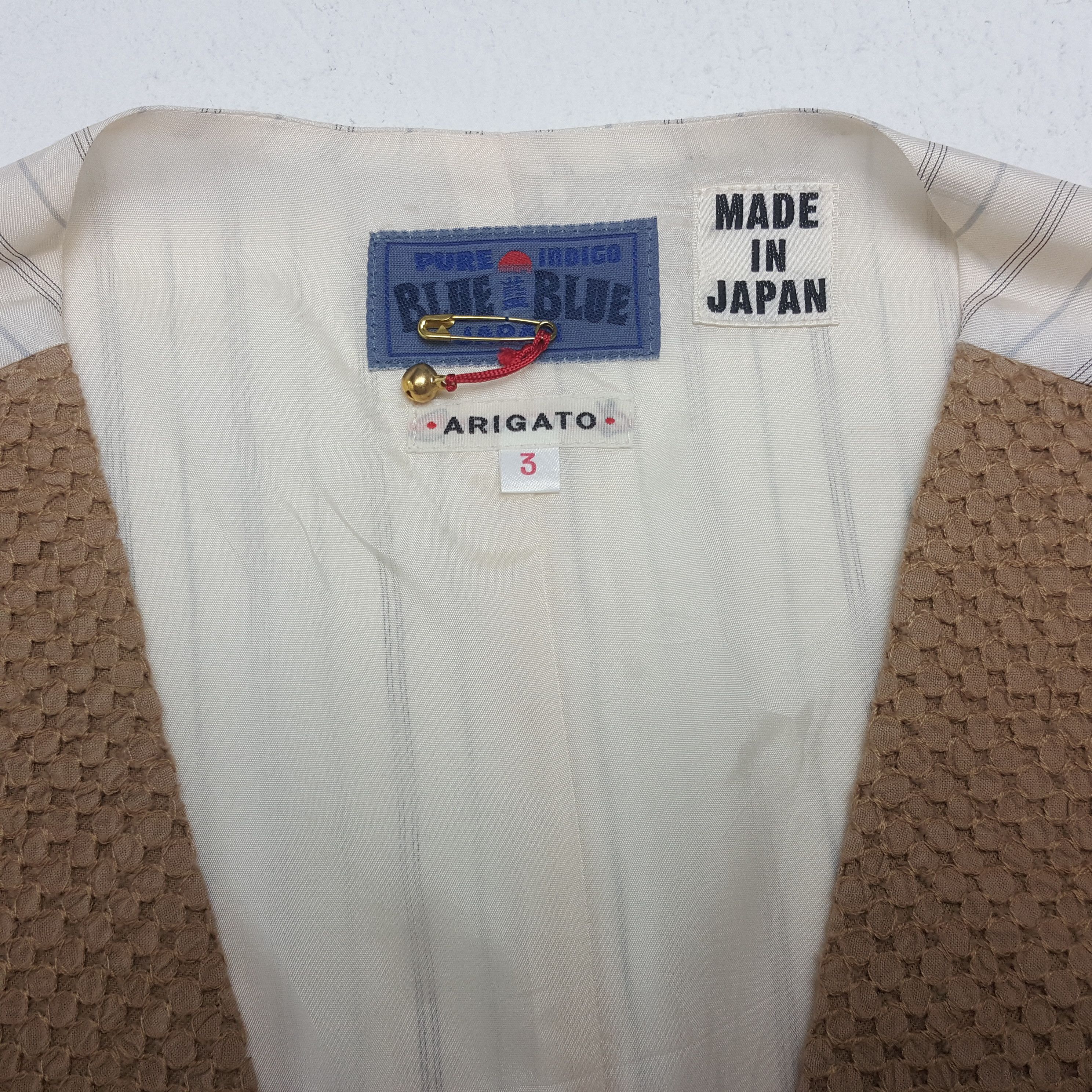 Japanese Brand × Pure Blue Japan × Vintage Vintage PURE BLUE JAPAN Nice Design Vests Size US M / EU 48-50 / 2 - 5 Thumbnail