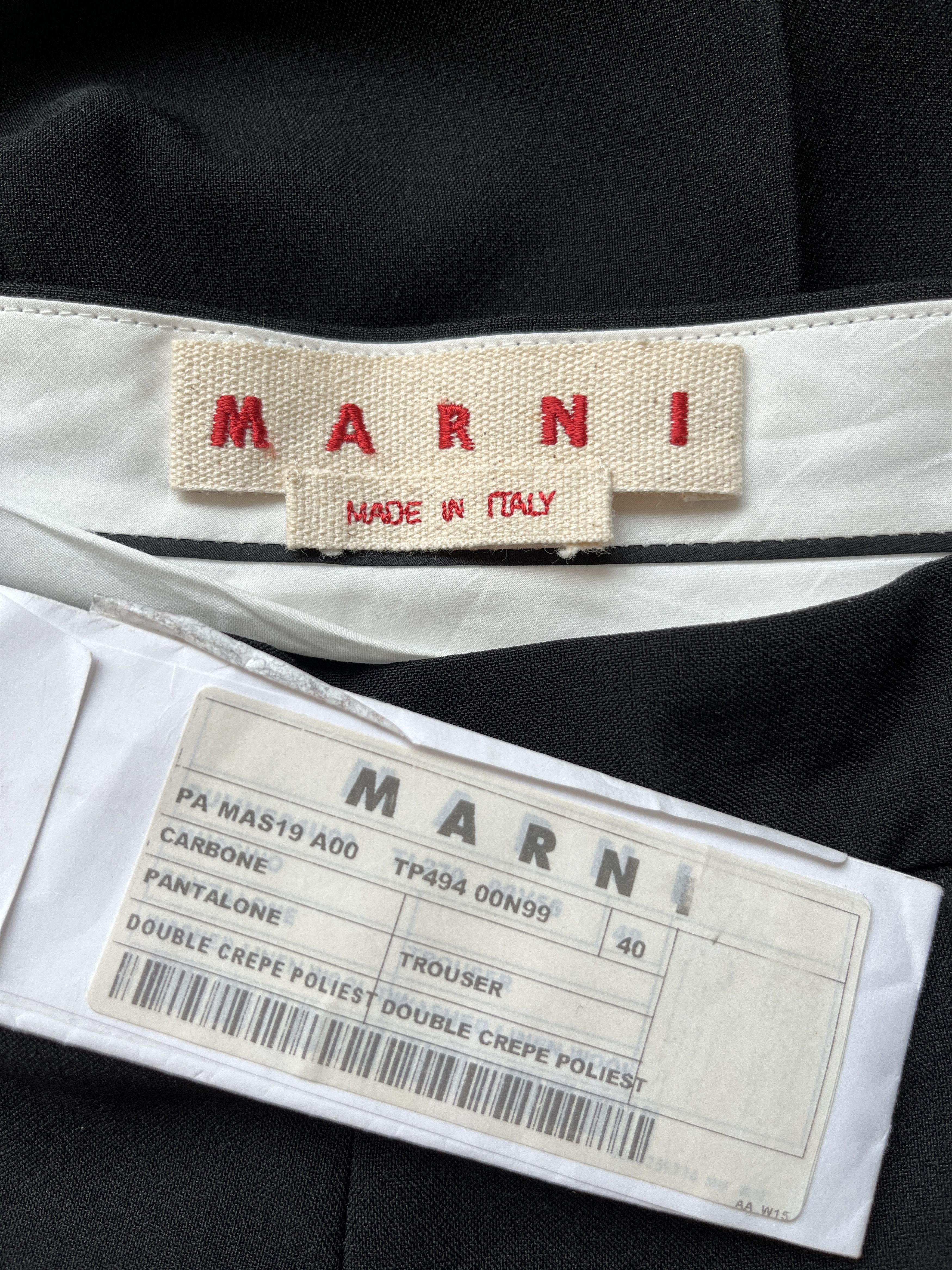 Marni ⚡️QUICK SALE⚡️Marni Black Pants Trousers Size 30" / US 8 / IT 44 - 3 Thumbnail