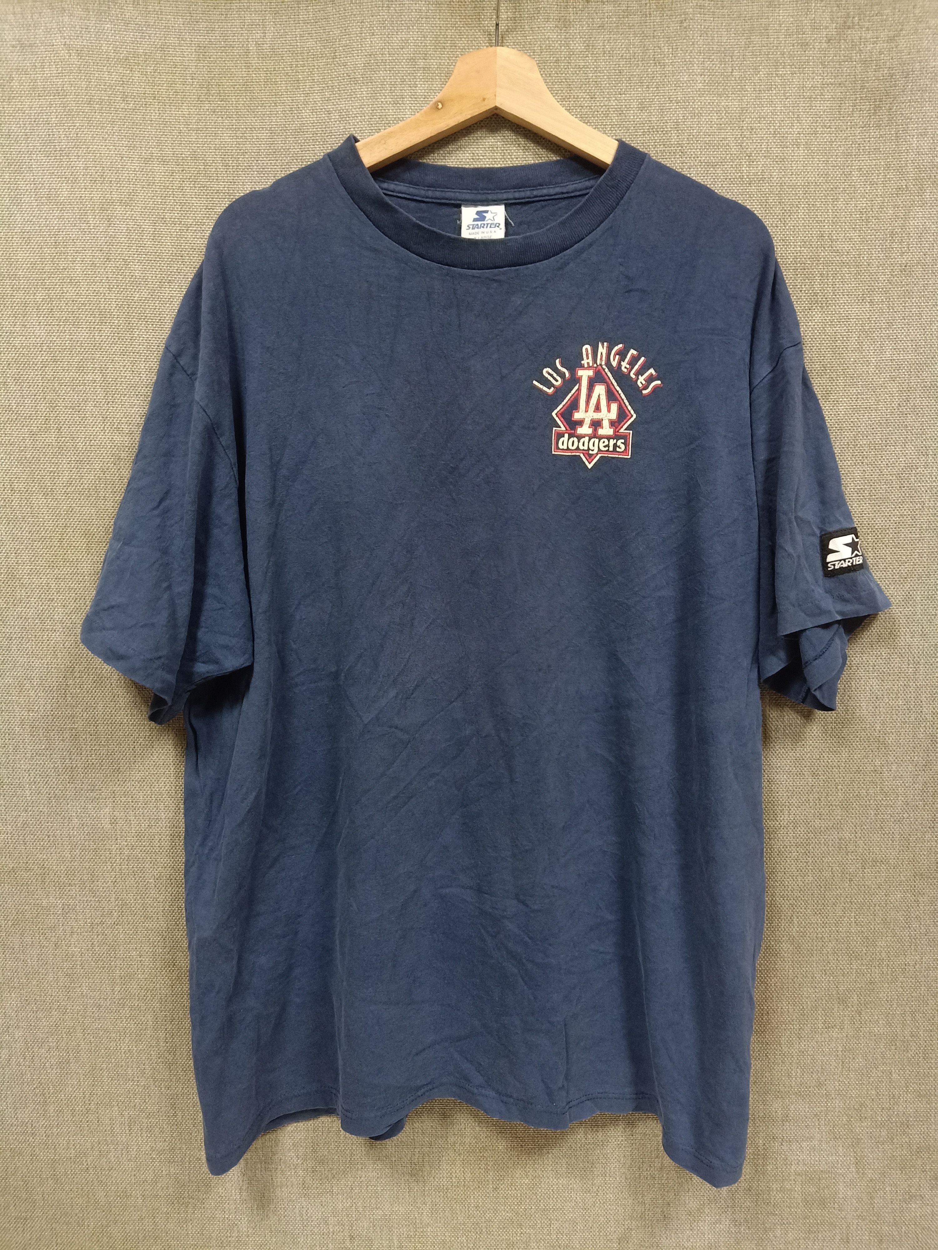 Starter Vintage 90s mlb los angeles dodgers made in usa Size US XL / EU 56 / 4 - 2 Thumbnail