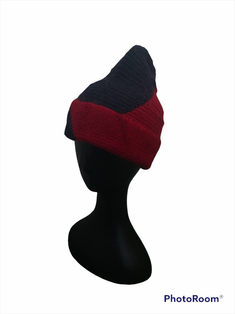 image of Unknown Elegent Beanie Double Tone in Red, Men's