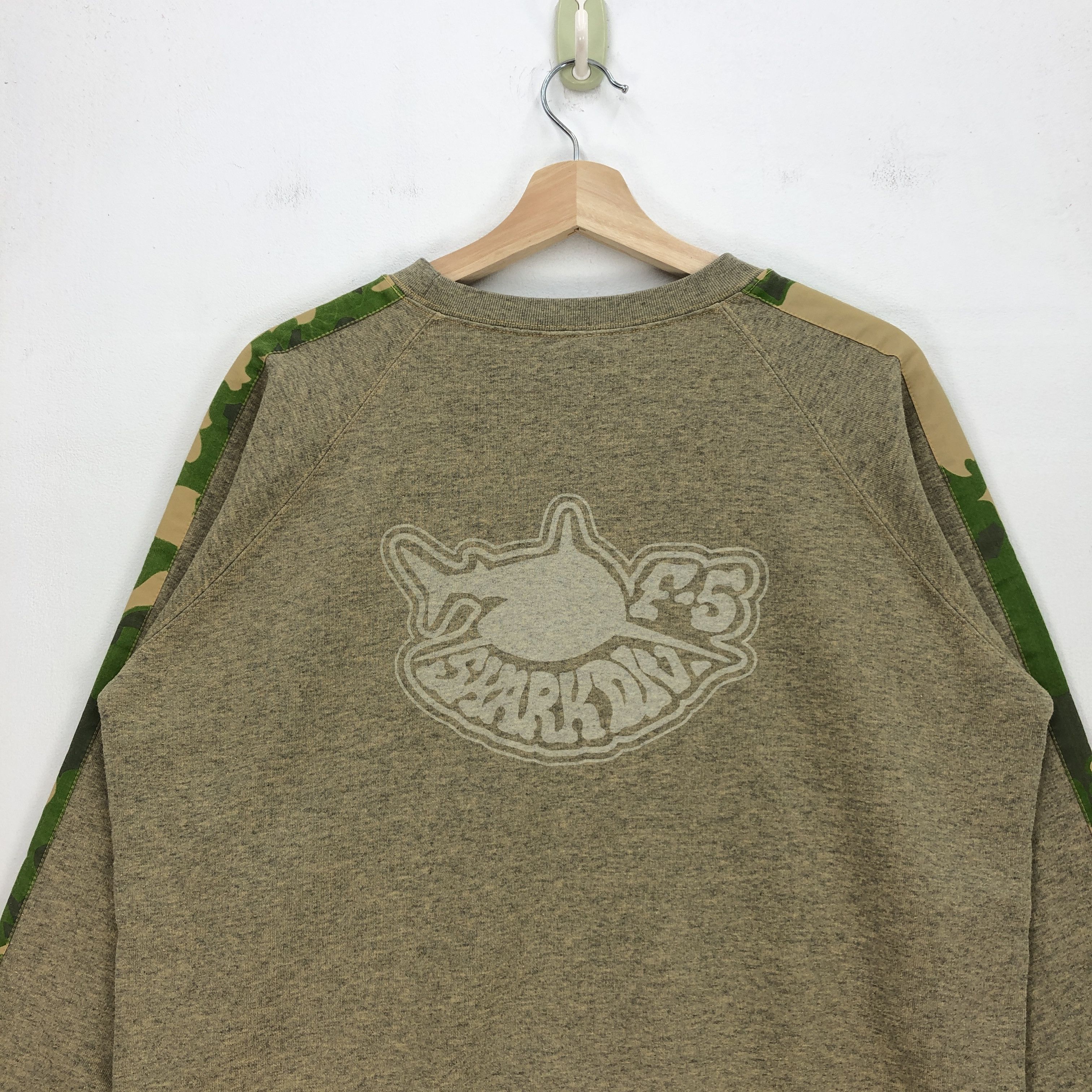 Diesel × Vintage Vintage Diesel Sweatshirt Diesel Shark Crewneck Sweater Size US L / EU 52-54 / 3 - 3 Thumbnail