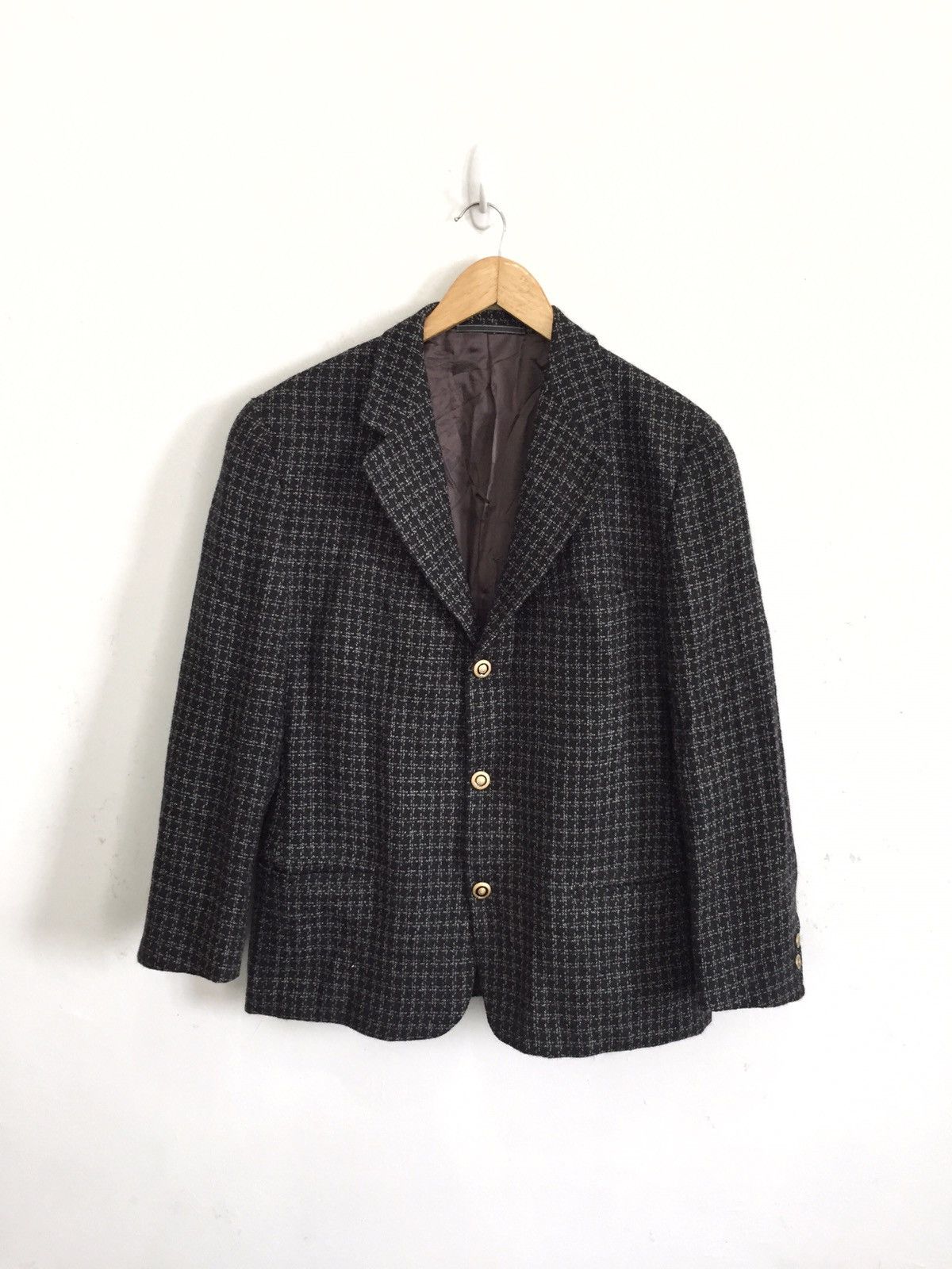 Classic V2 Versace Check Single Button Blazer/Coat - Main Image