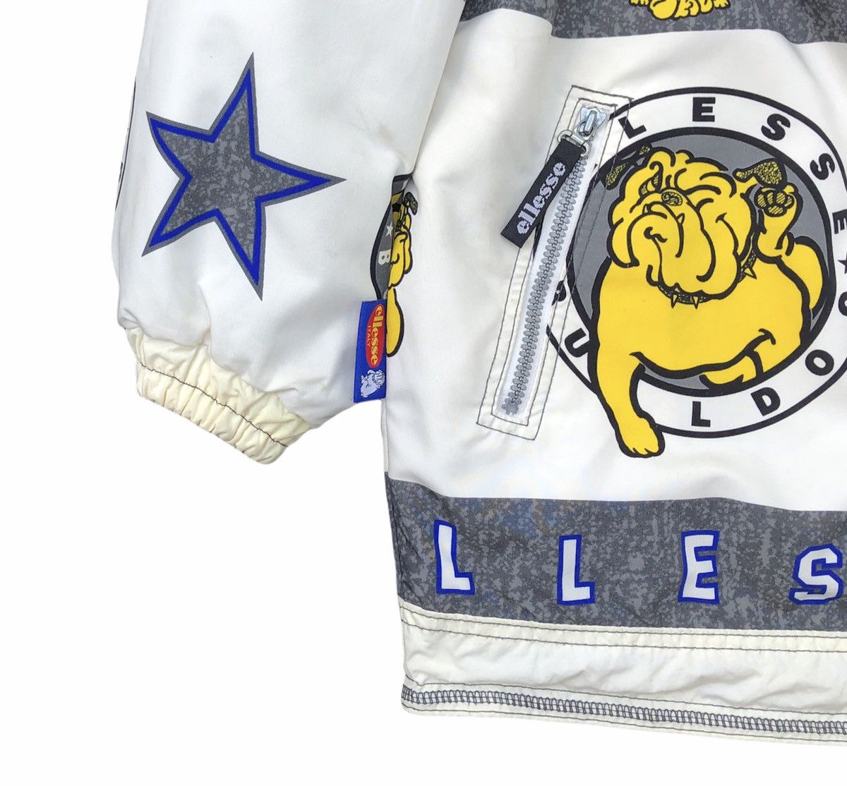 Ellesse Vintage Ellesse Bulldog Fleece Reversible Half-Zip Hooded Size US M / EU 48-50 / 2 - 8 Thumbnail