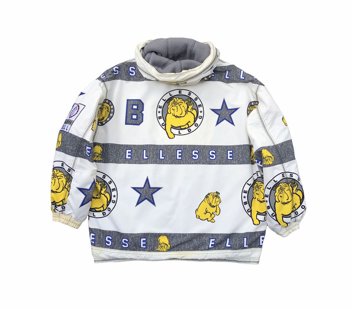 Ellesse Vintage Ellesse Bulldog Fleece Reversible Half-Zip Hooded Size US M / EU 48-50 / 2 - 5 Thumbnail