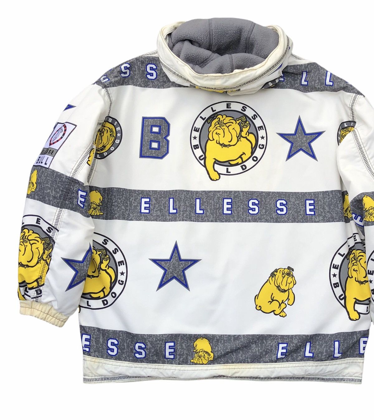 Ellesse Vintage Ellesse Bulldog Fleece Reversible Half-Zip Hooded Size US M / EU 48-50 / 2 - 6 Thumbnail
