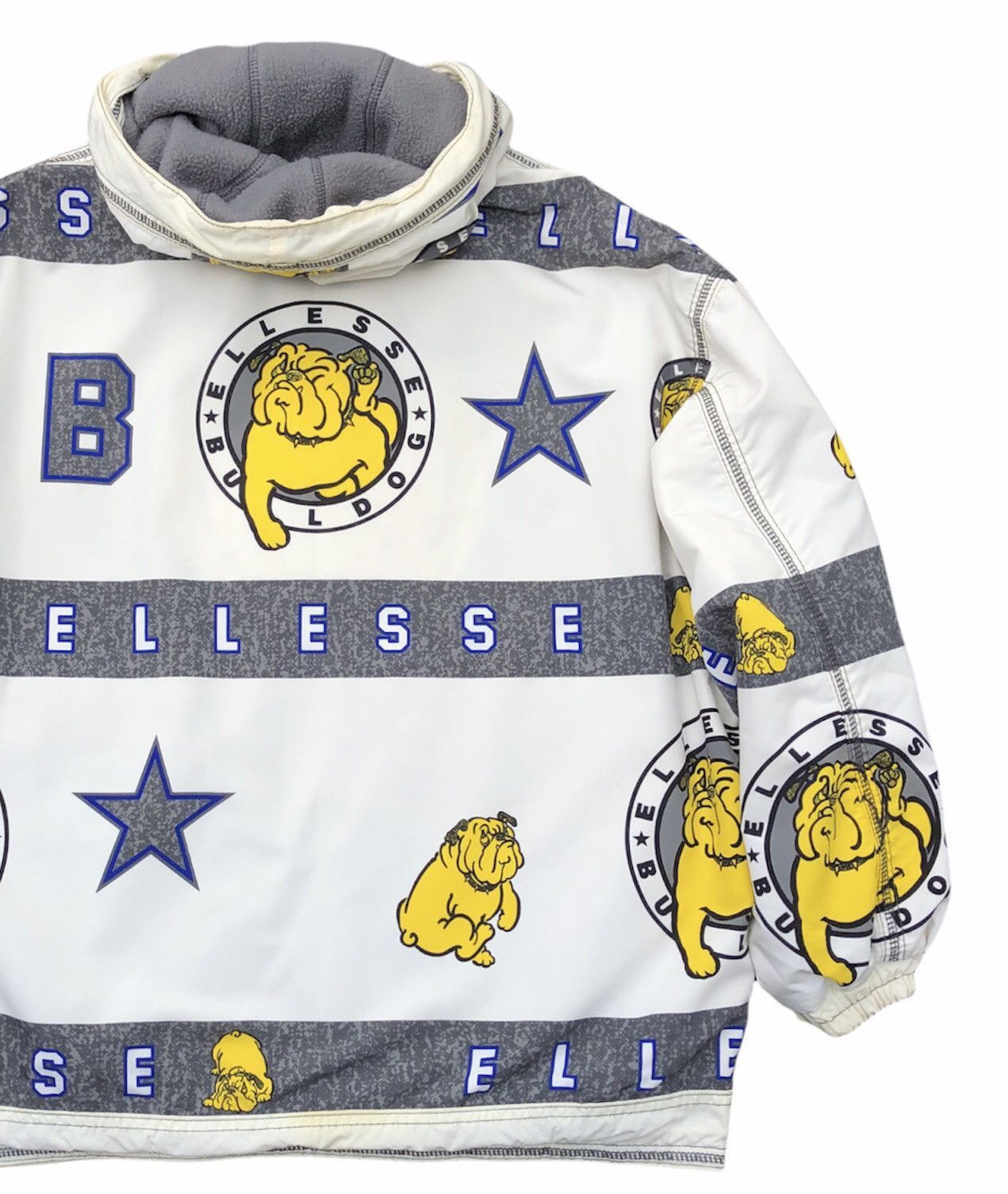 Ellesse Vintage Ellesse Bulldog Fleece Reversible Half-Zip Hooded Size US M / EU 48-50 / 2 - 7 Thumbnail
