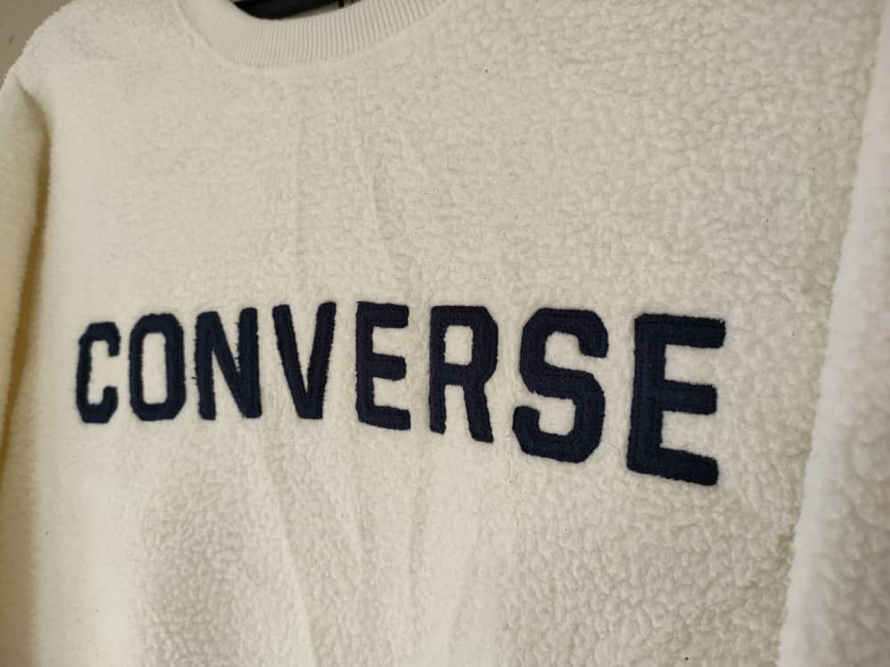 Converse ❎ Converse embroidered Fleece Sweatshirt Size US L / EU 52-54 / 3 - 2 Thumbnail