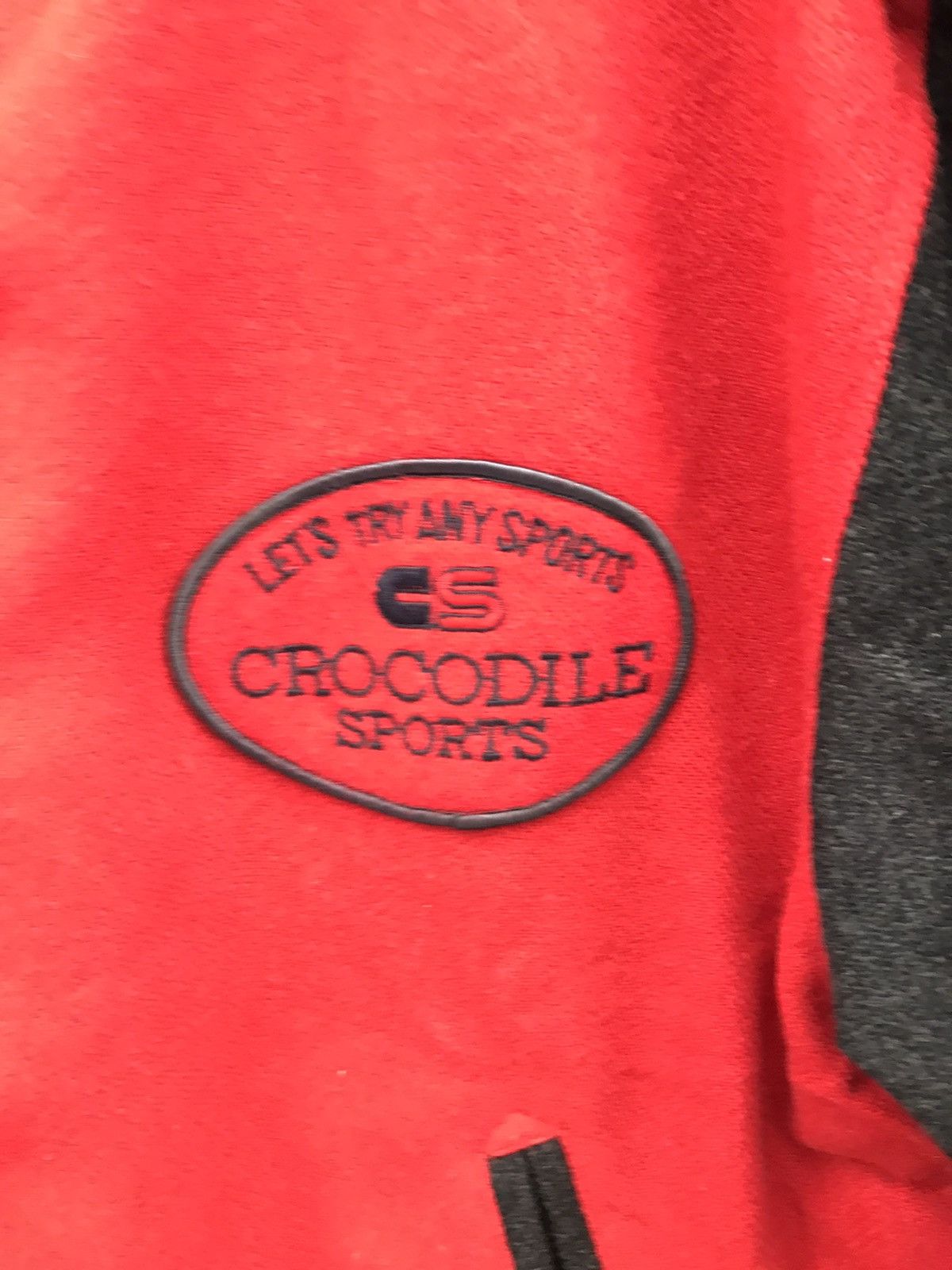 Japanese Brand Crocodile Sports White Bear wool Varsity Jackets Size US L / EU 52-54 / 3 - 4 Thumbnail