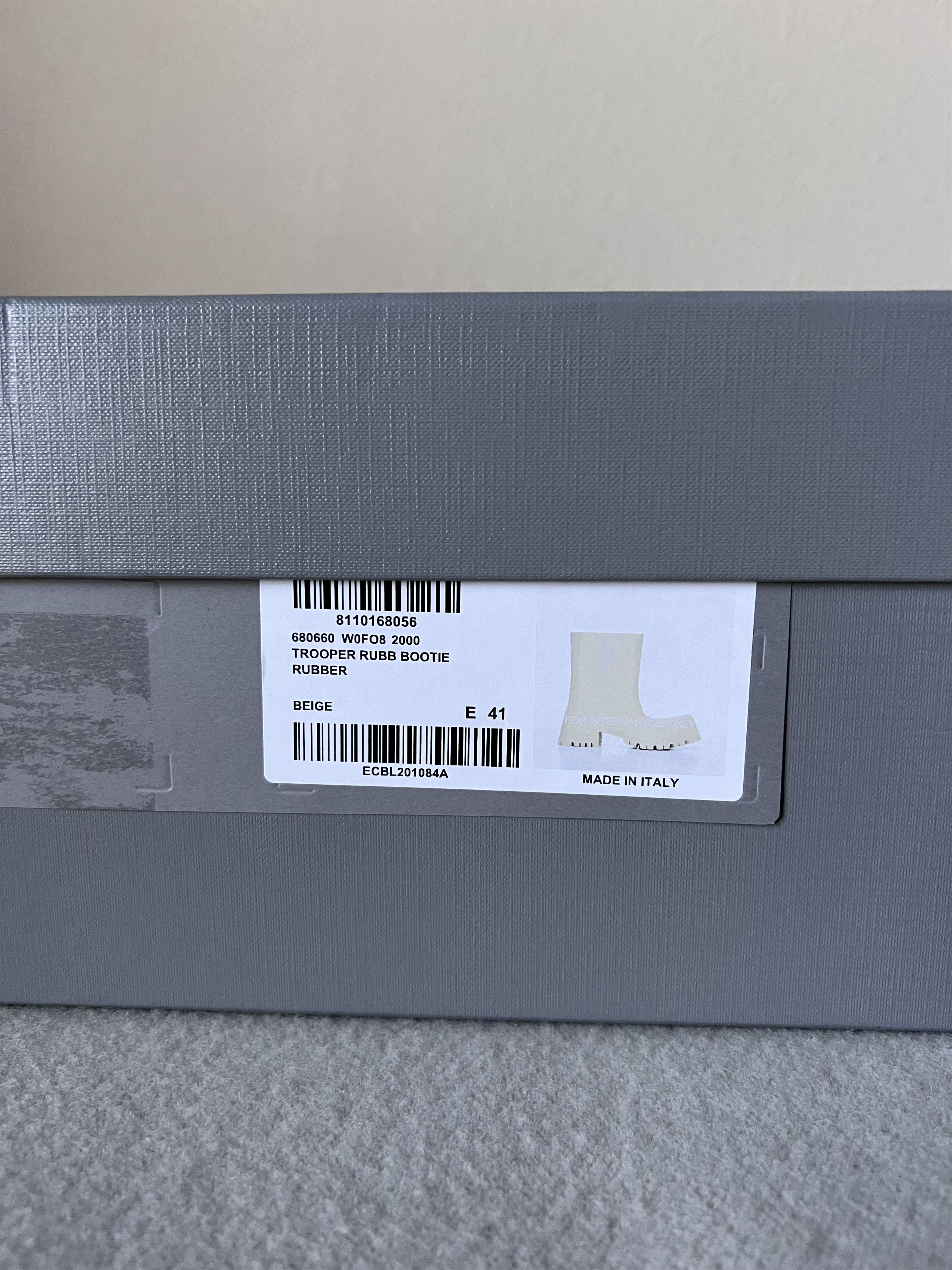 Balenciaga Balenciaga Trooper Boots in Beige Size US 8 / EU 41 - 9 Thumbnail